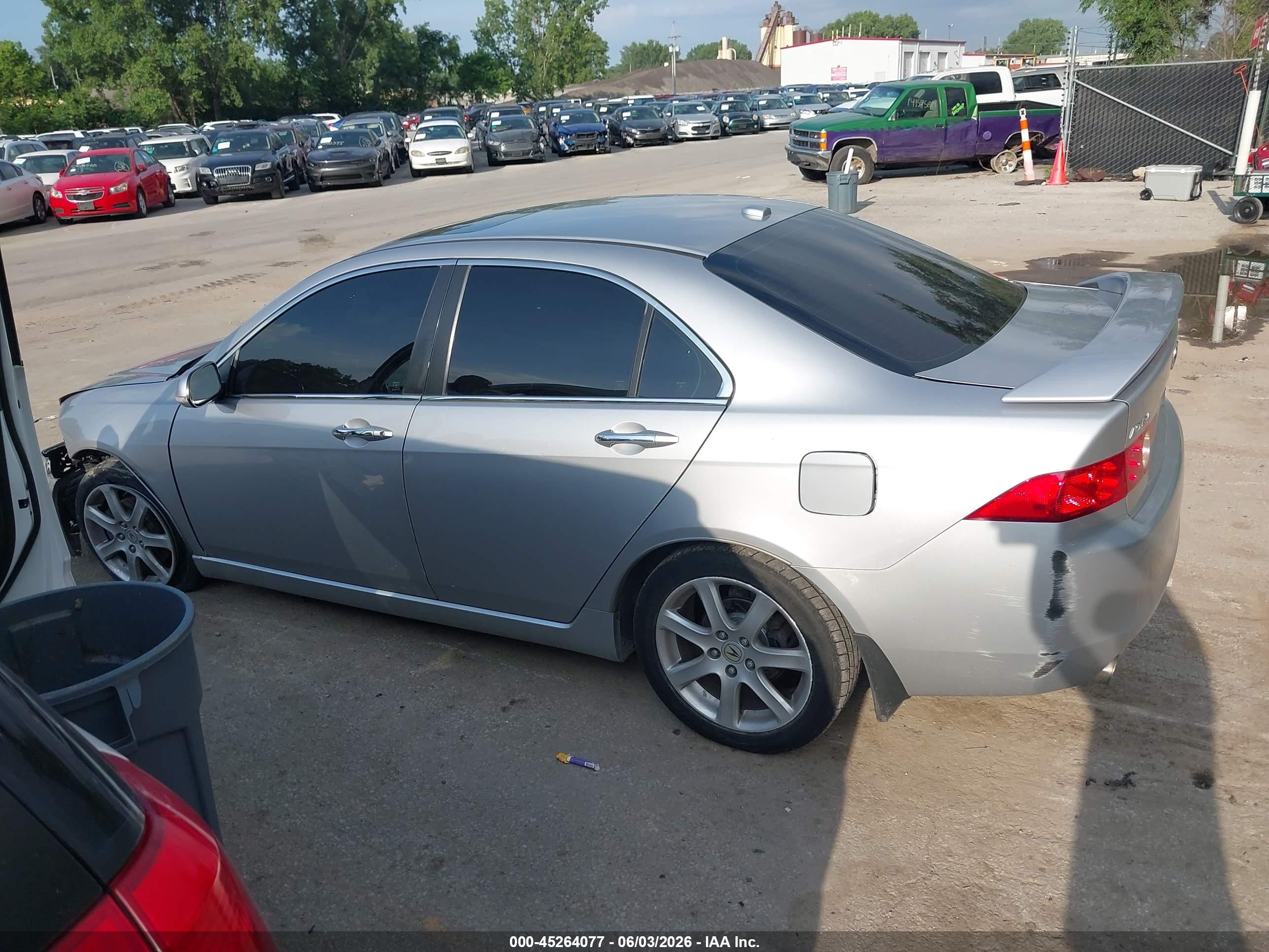 2005 Acura Tsx Base W/navigation (a5) Gray vin: JH4CL96995C000288