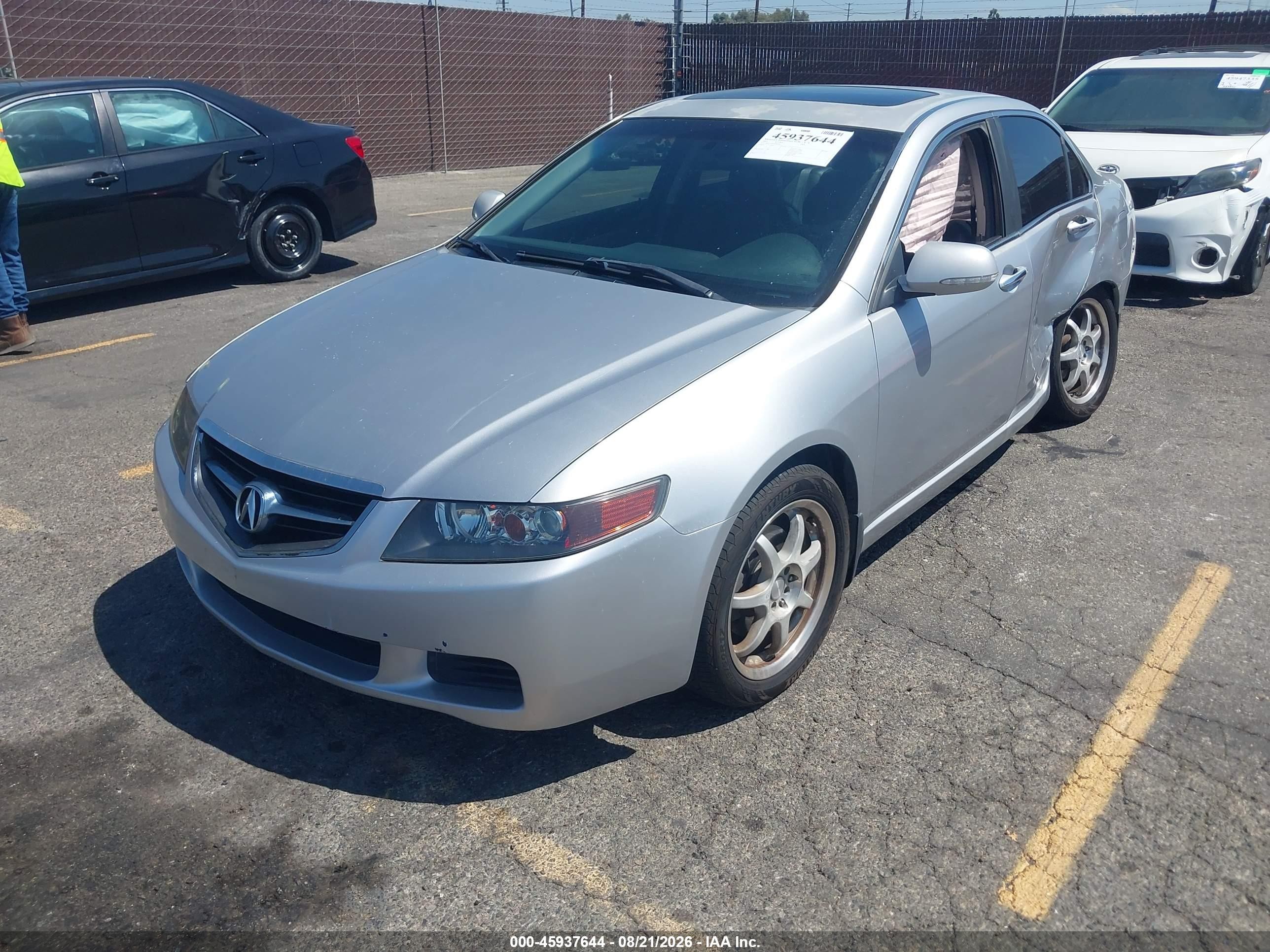 2005 Acura Tsx   Silver vin: JH4CL96995C001845