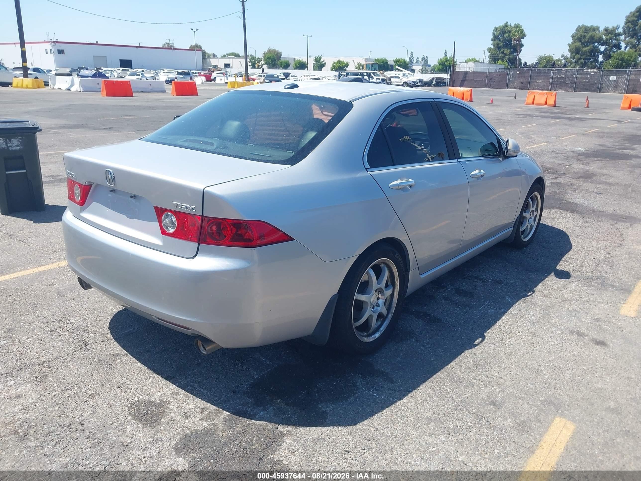 2005 Acura Tsx   Silver vin: JH4CL96995C001845