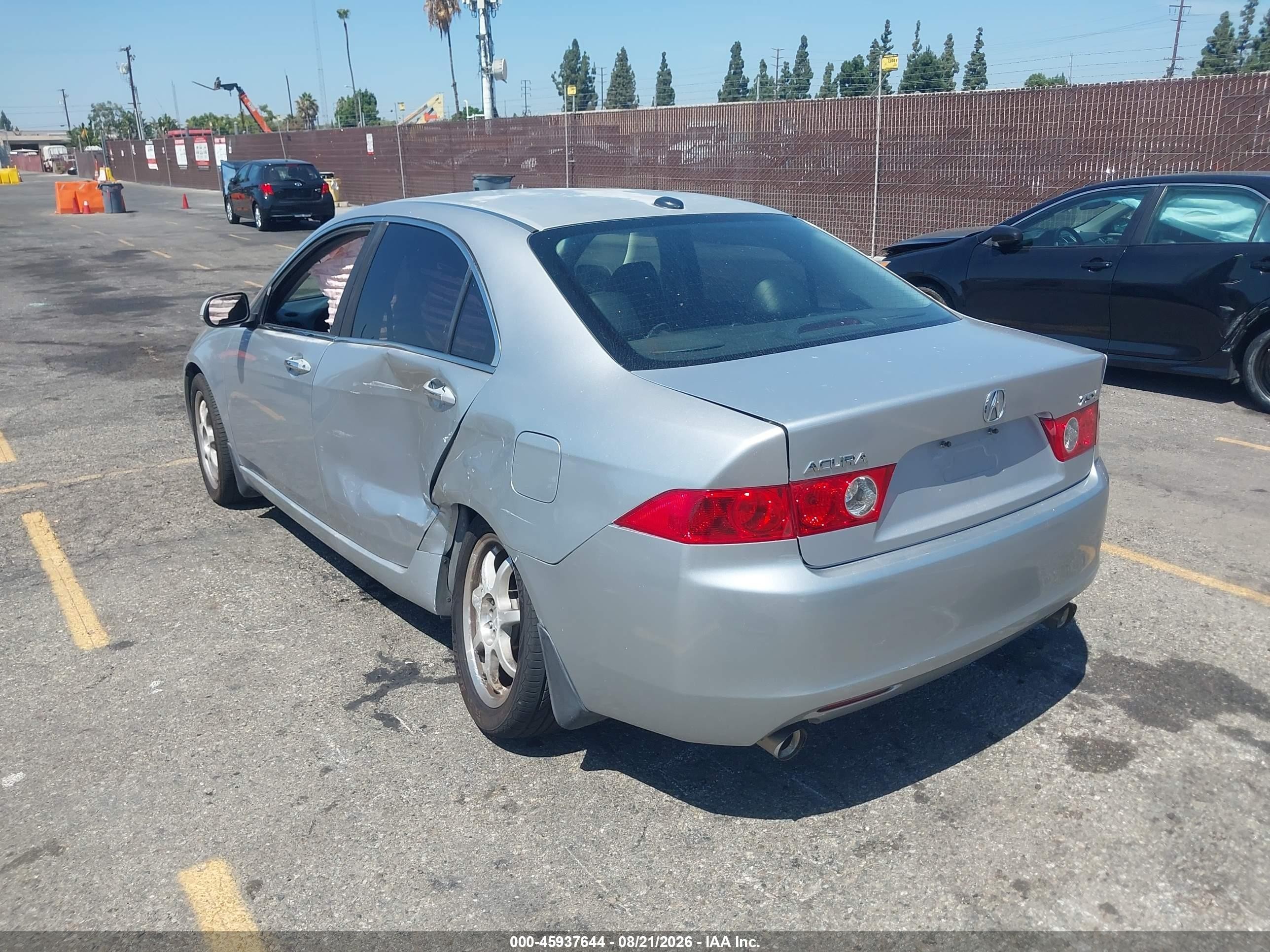 2005 Acura Tsx   Silver vin: JH4CL96995C001845