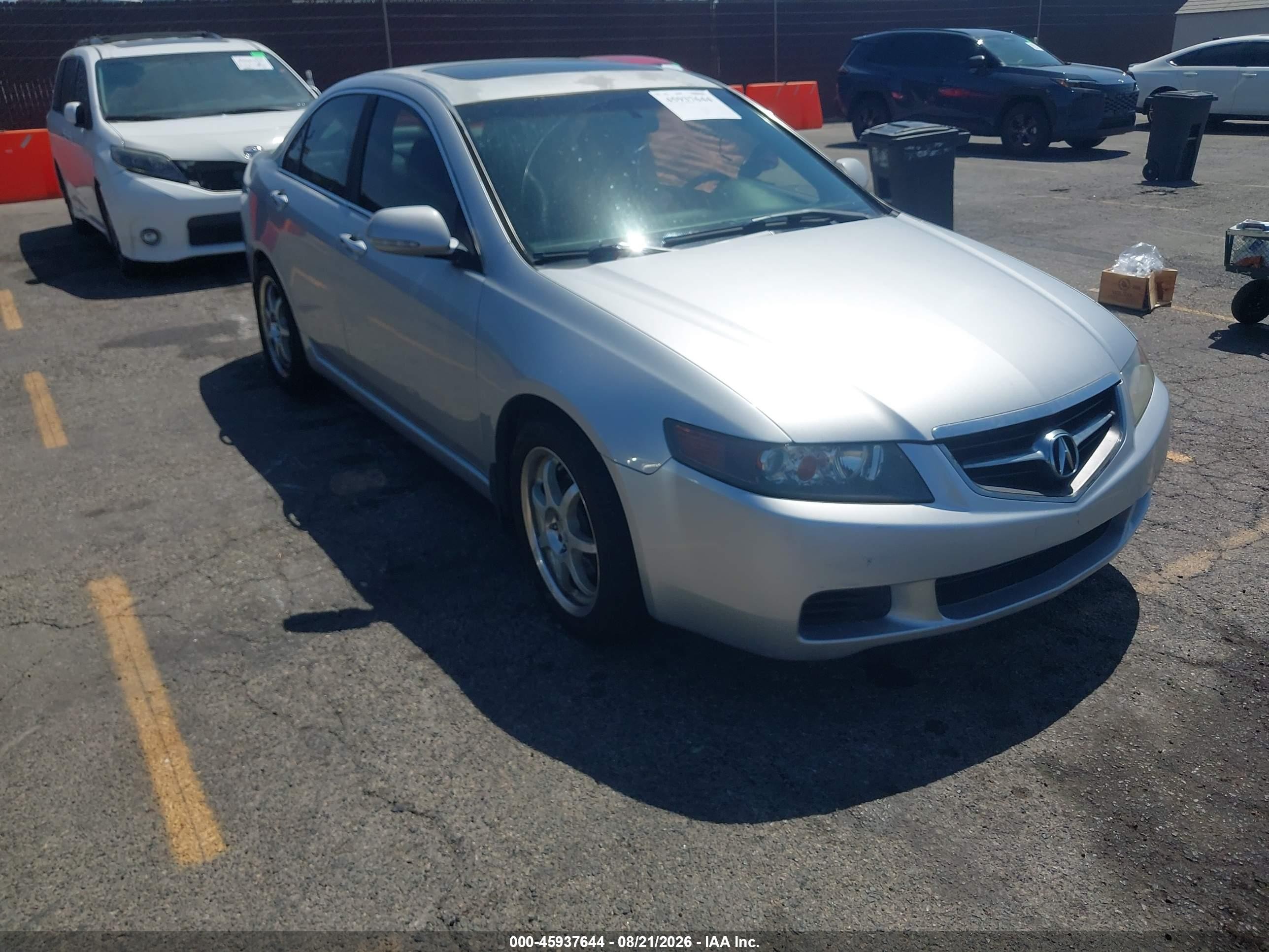 2005 Acura Tsx   Silver vin: JH4CL96995C001845