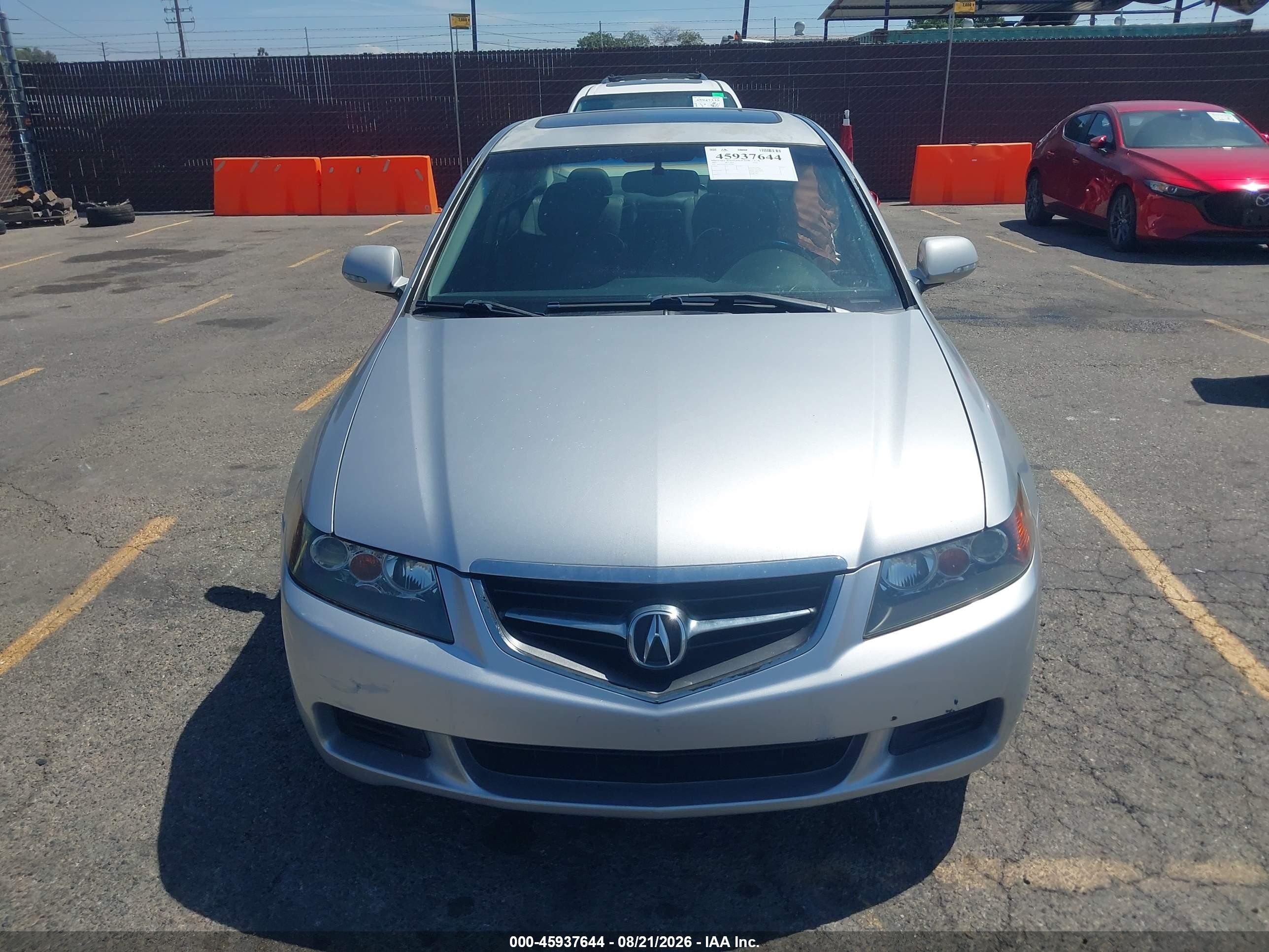 2005 Acura Tsx   Silver vin: JH4CL96995C001845