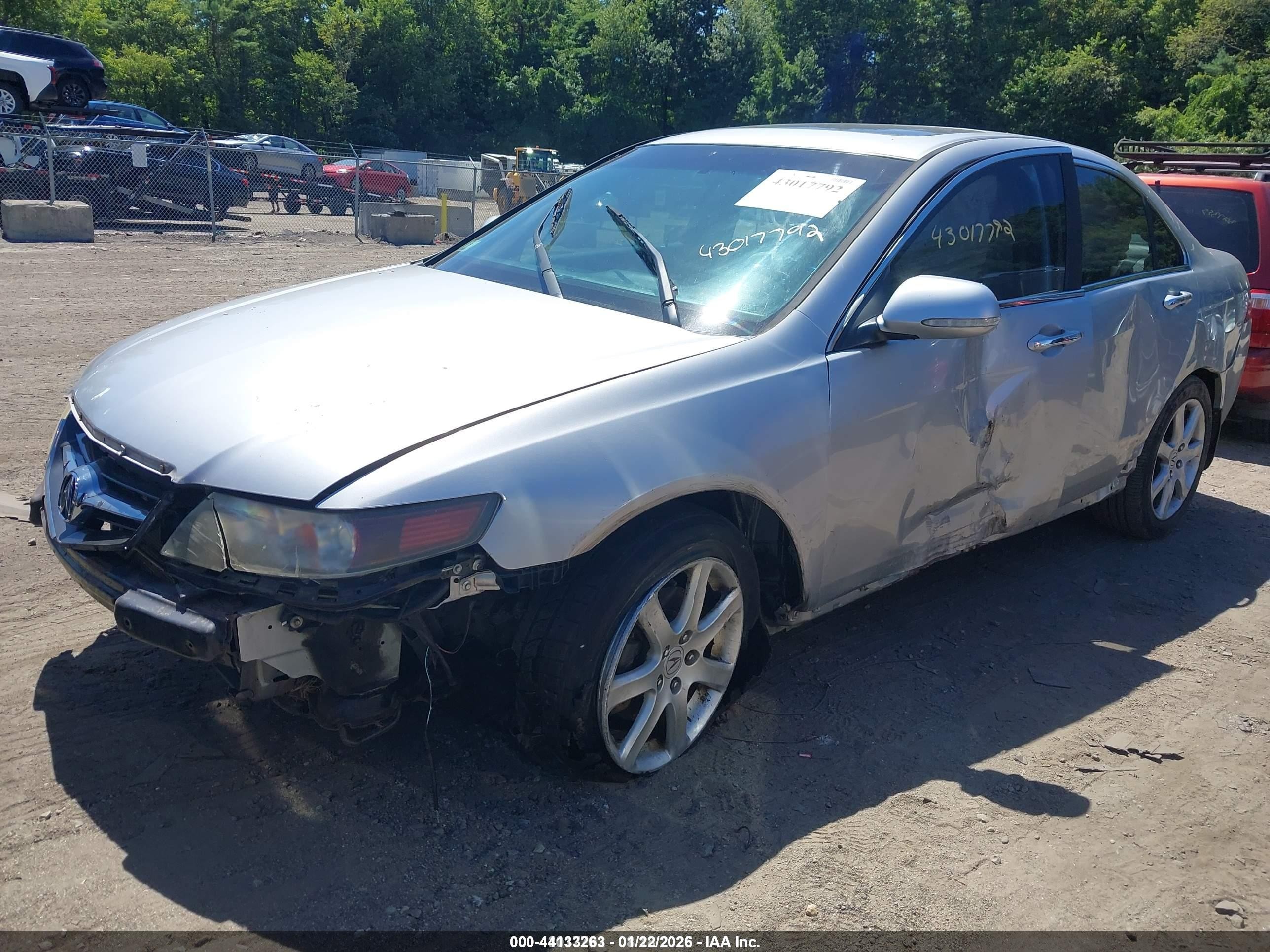 2005 Acura Tsx   Silver vin: JH4CL96995C016006
