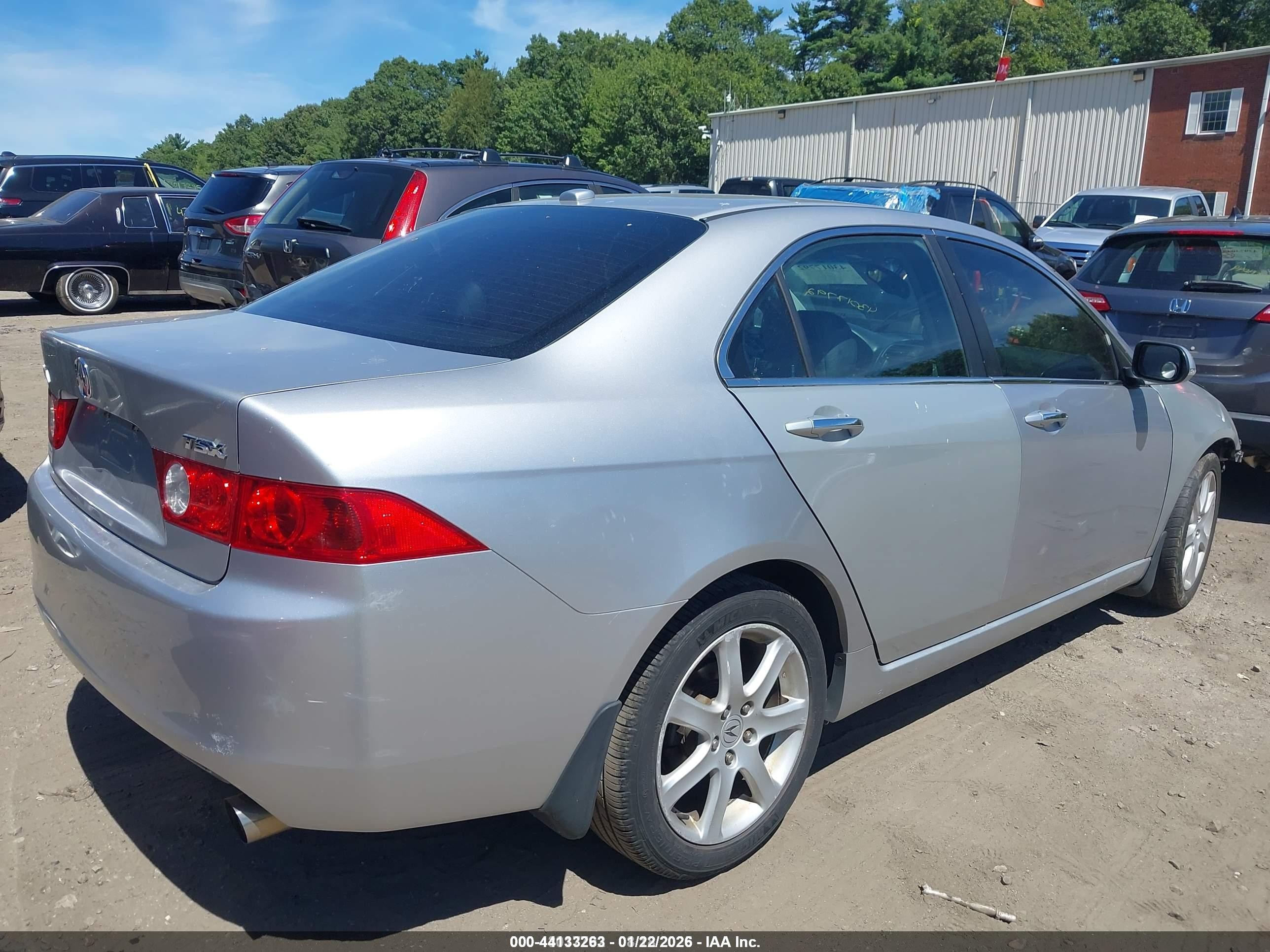 2005 Acura Tsx   Silver vin: JH4CL96995C016006
