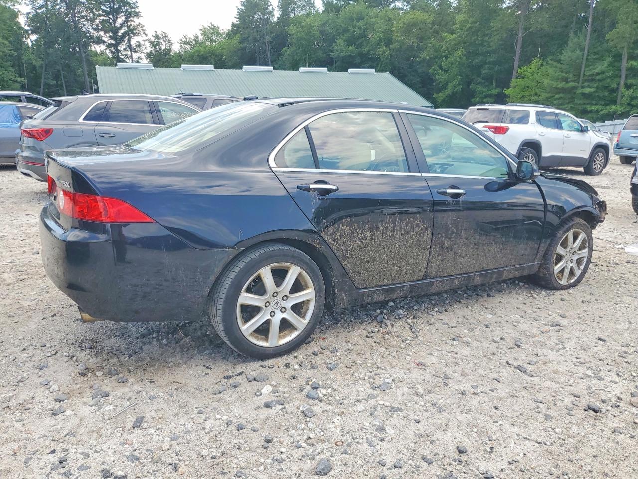 2005 Acura Tsx Black vin: JH4CL96995C020038