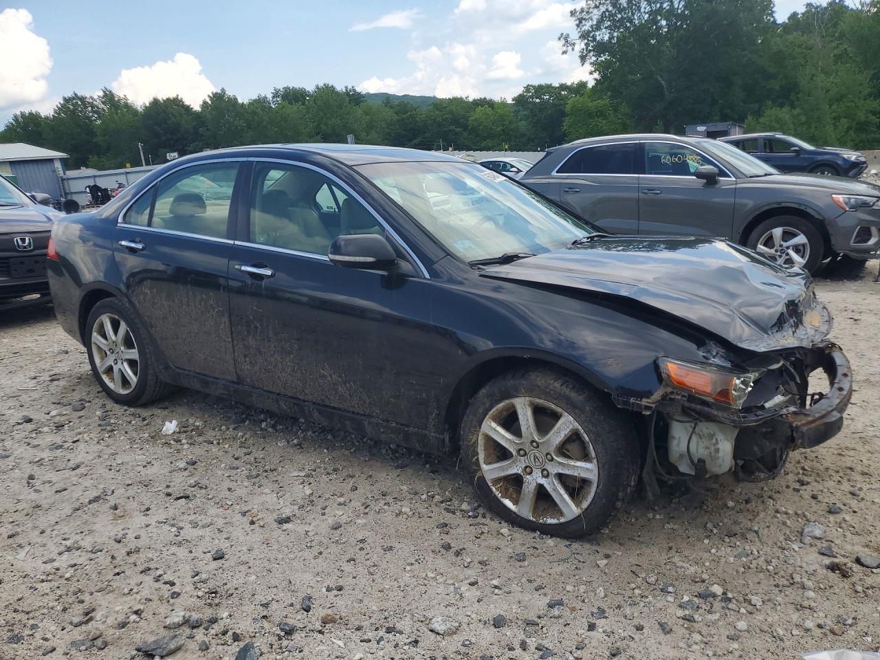 2005 Acura Tsx Black vin: JH4CL96995C020038