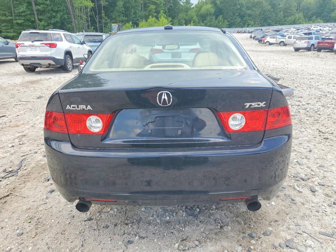2005 Acura Tsx Black vin: JH4CL96995C020038