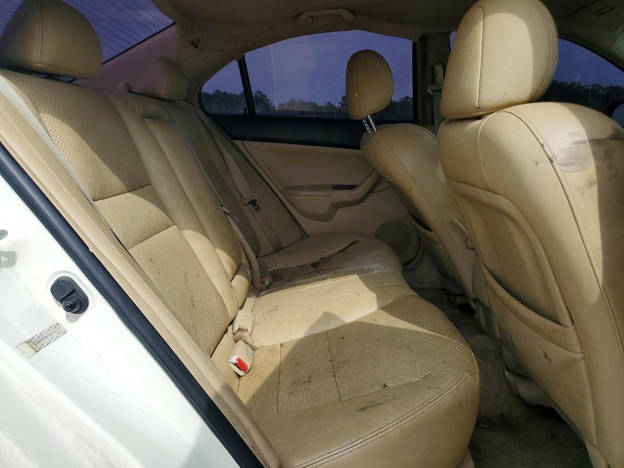 2006 Acura Tsx White vin: JH4CL96996C022227