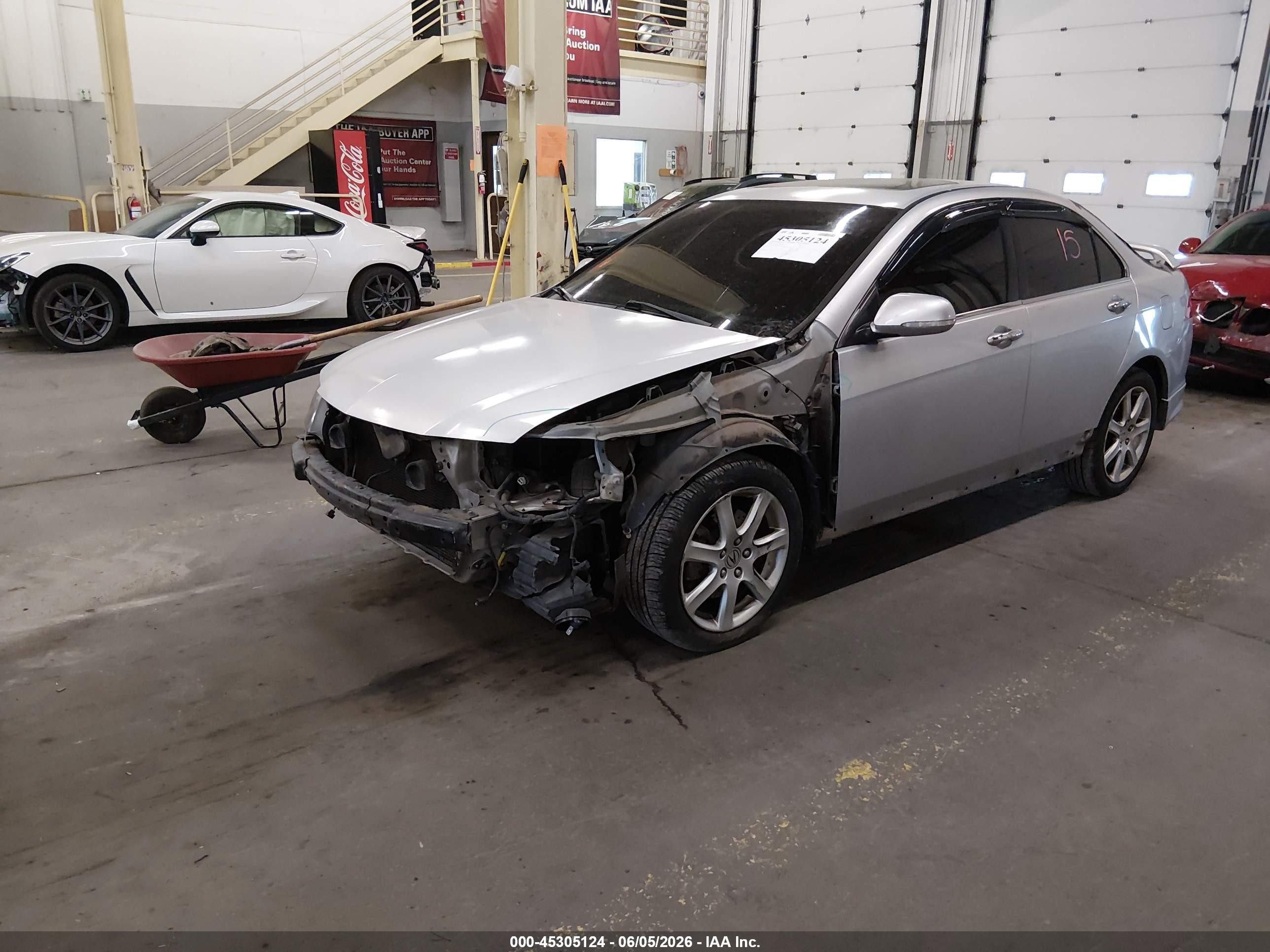 2007 Acura Tsx   Silver vin: JH4CL96997C001007