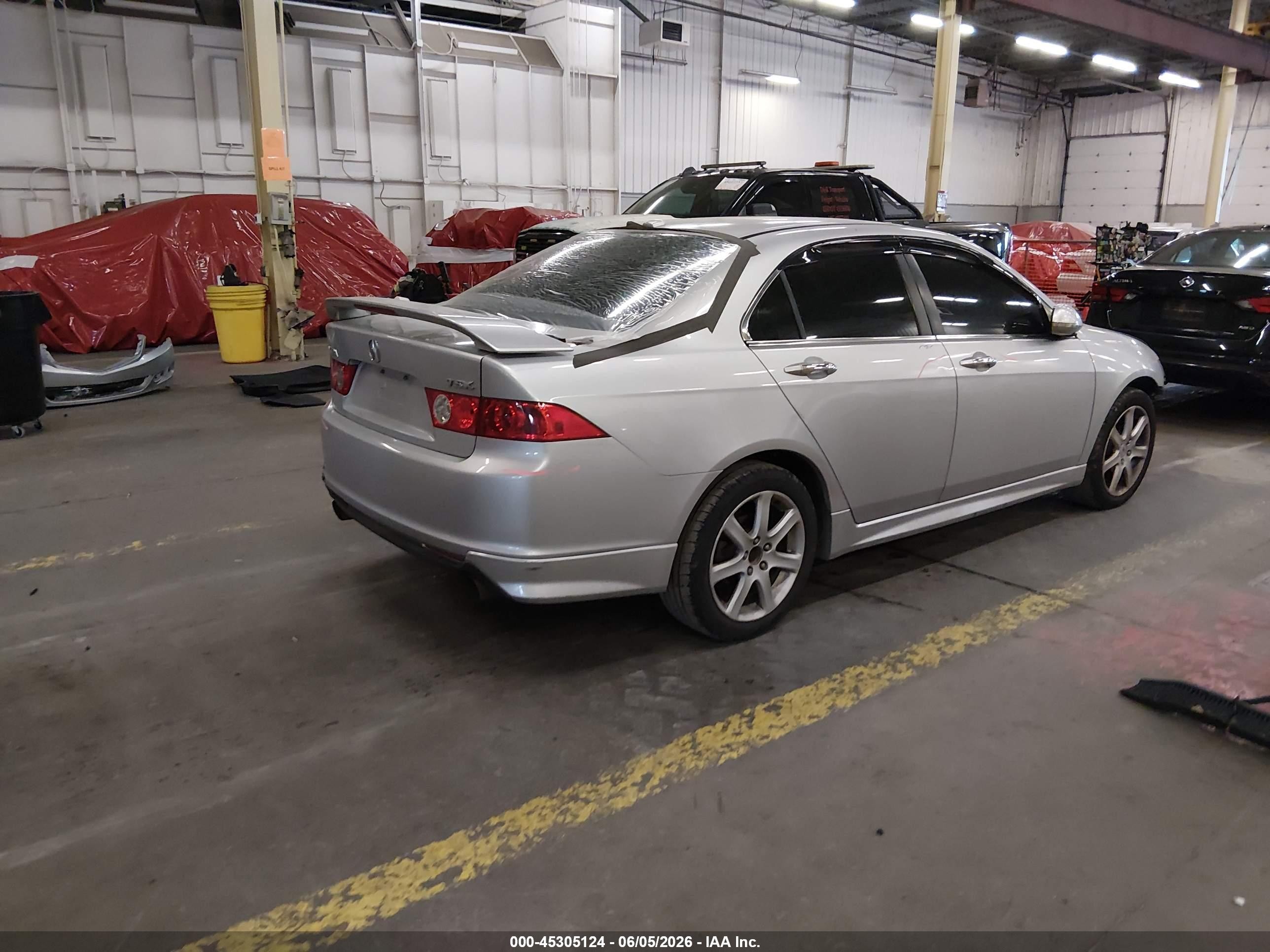 2007 Acura Tsx   Silver vin: JH4CL96997C001007