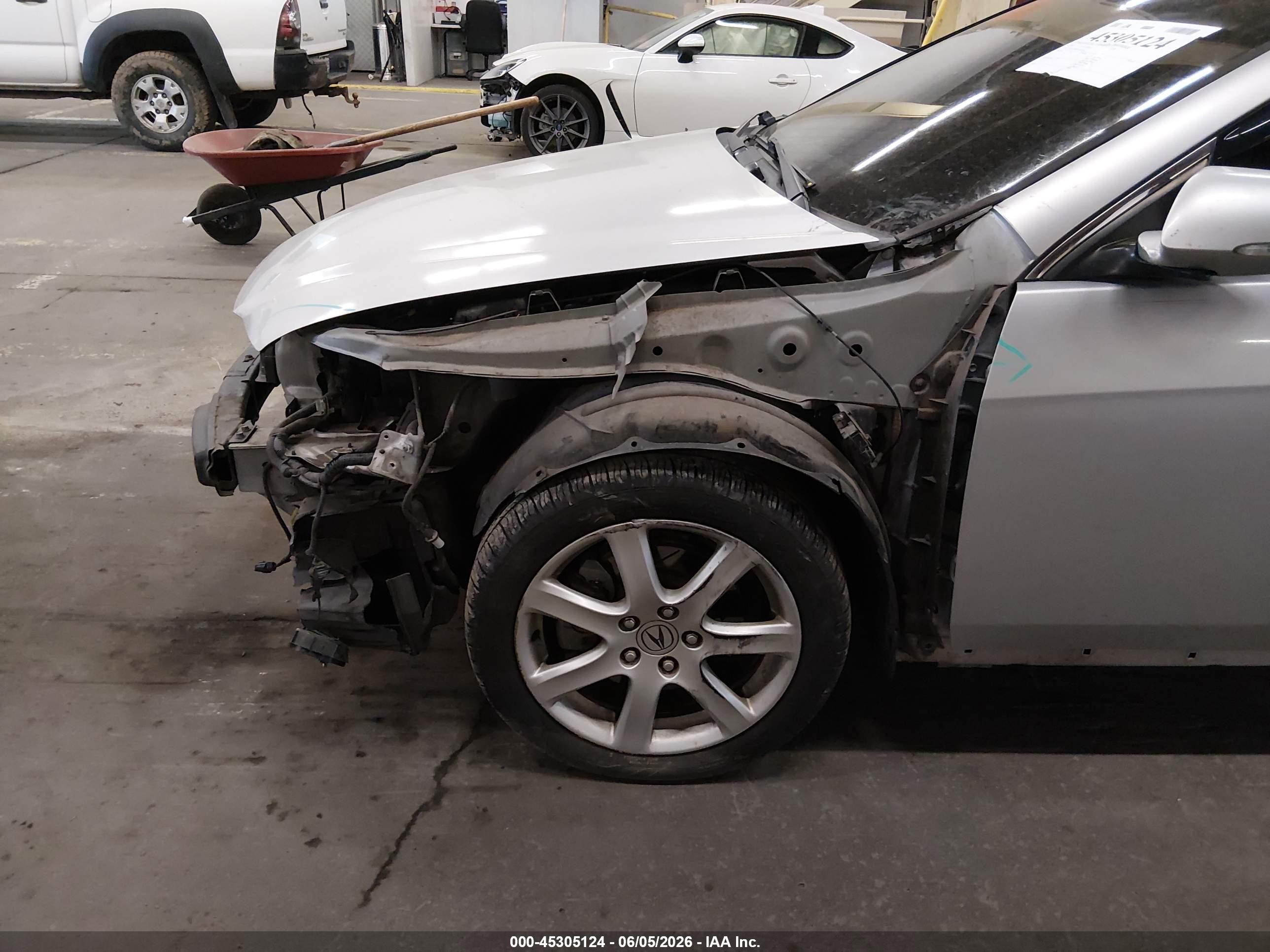 2007 Acura Tsx   Silver vin: JH4CL96997C001007