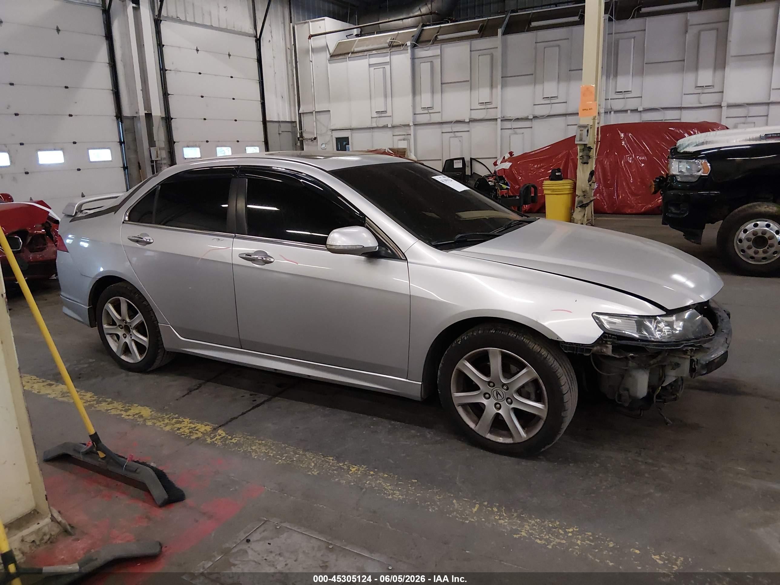 2007 Acura Tsx   Silver vin: JH4CL96997C001007