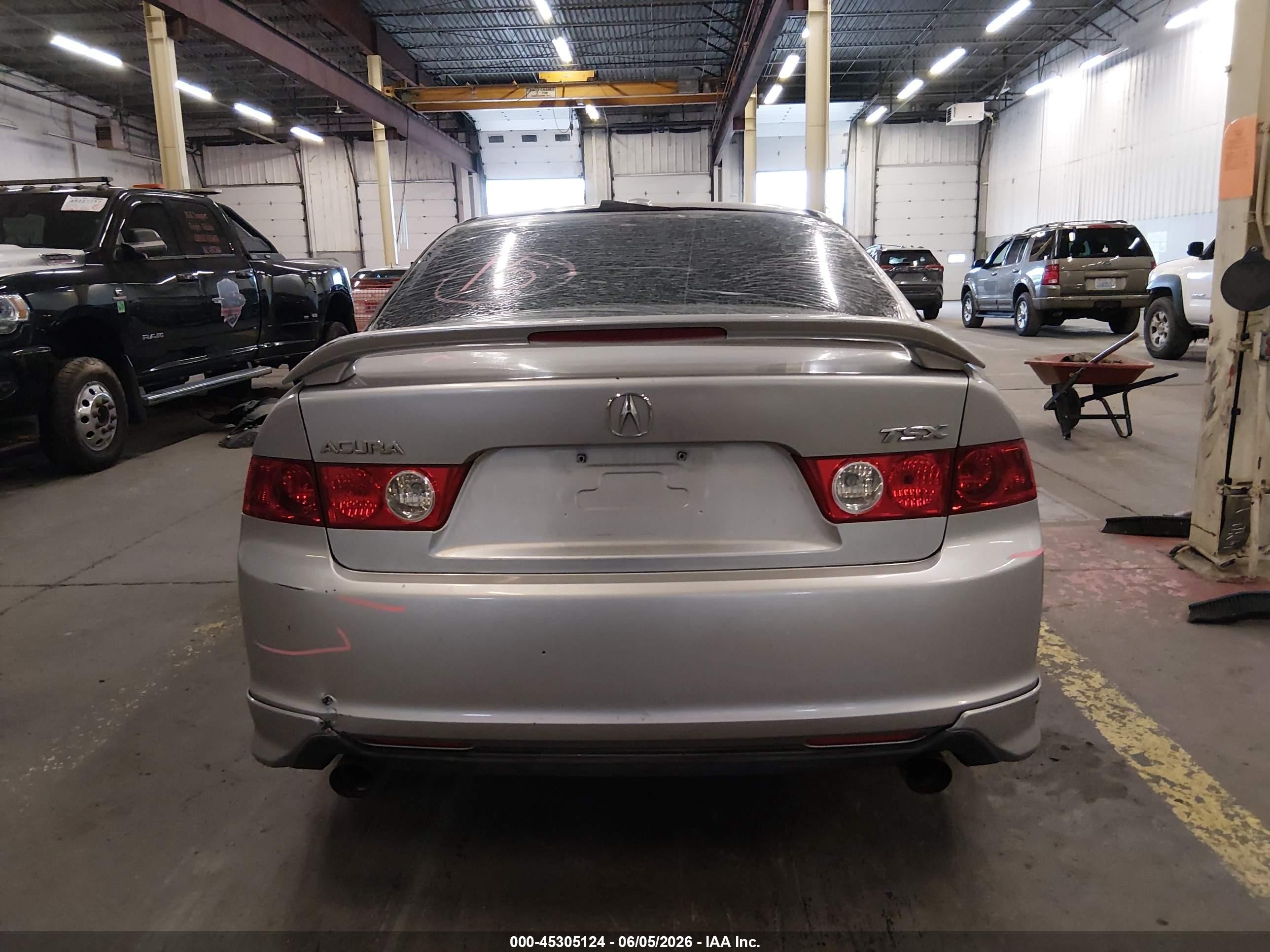 2007 Acura Tsx   Silver vin: JH4CL96997C001007