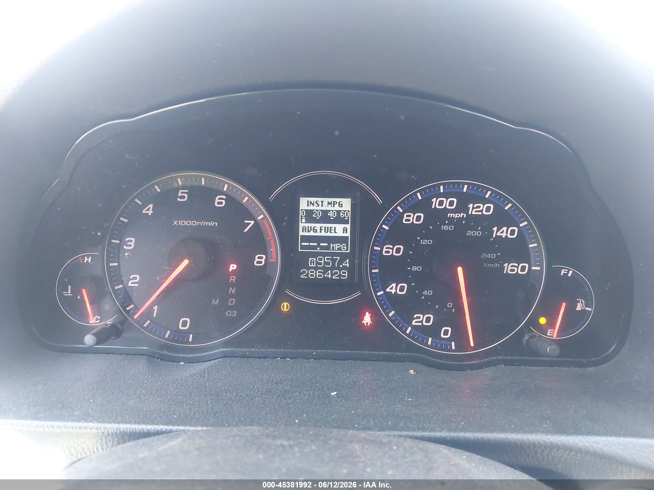 2007 Acura Tsx   Синий vin: JH4CL96997C007986