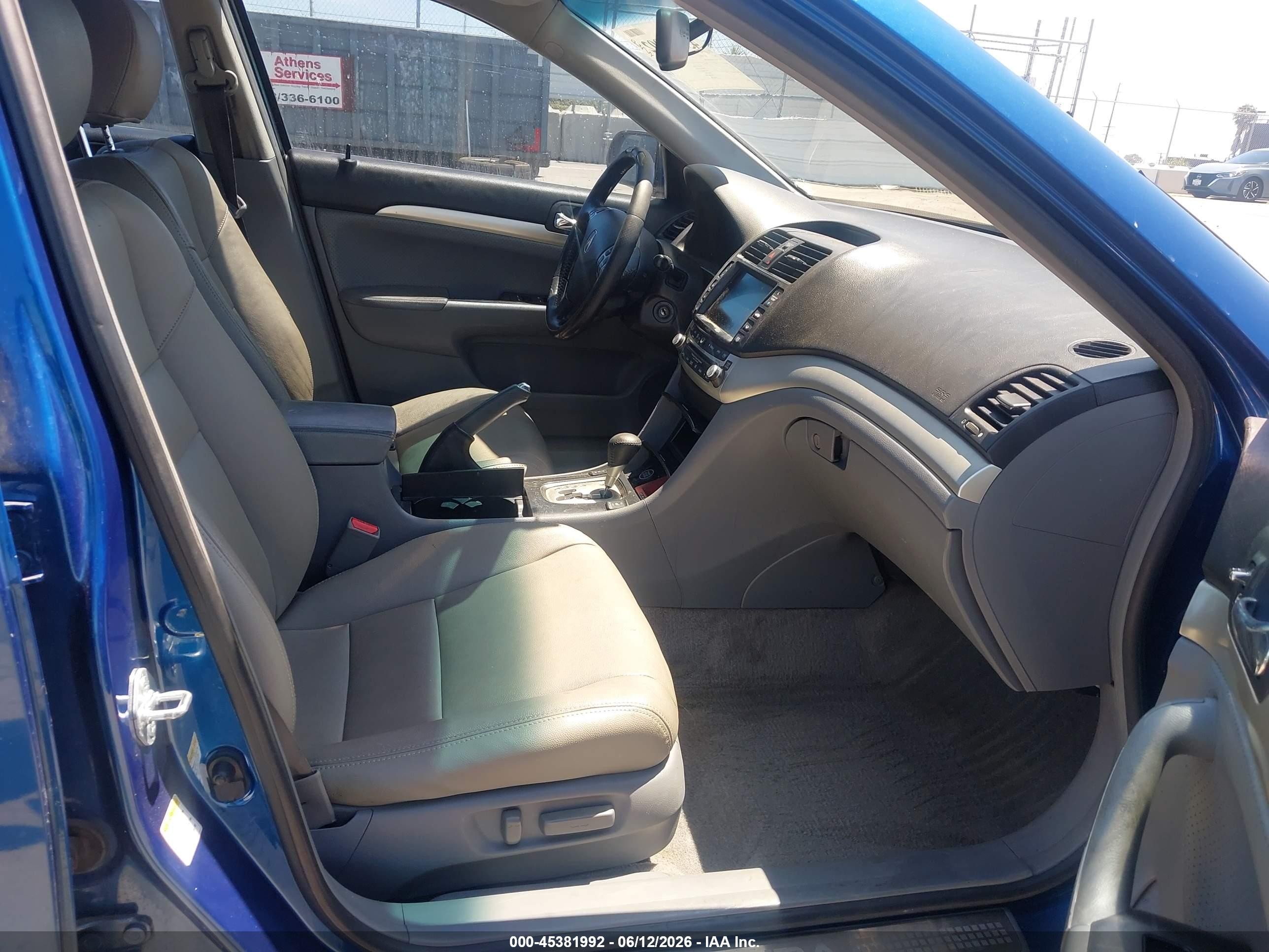 2007 Acura Tsx   Синий vin: JH4CL96997C007986