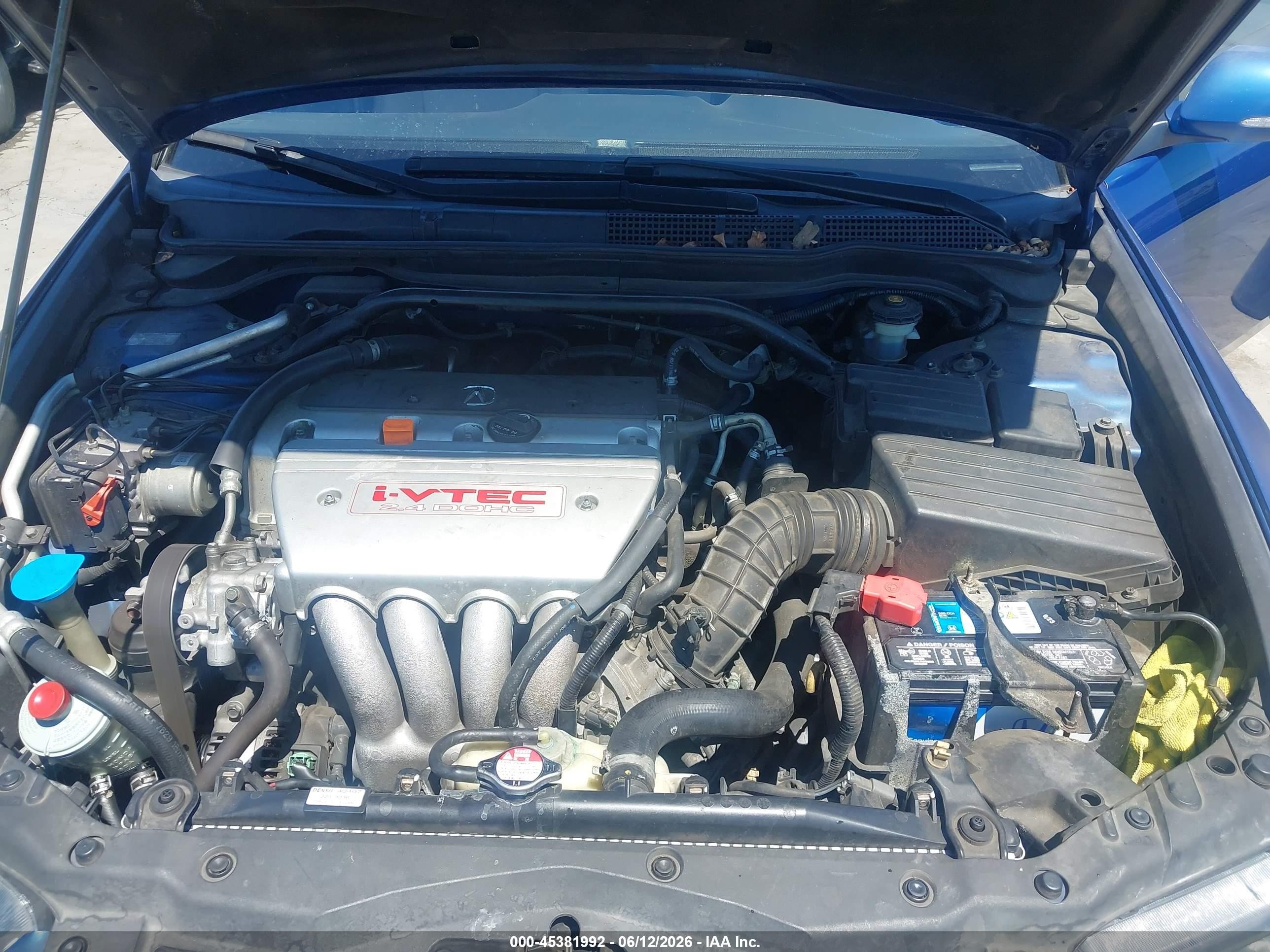 2007 Acura Tsx   Синий vin: JH4CL96997C007986