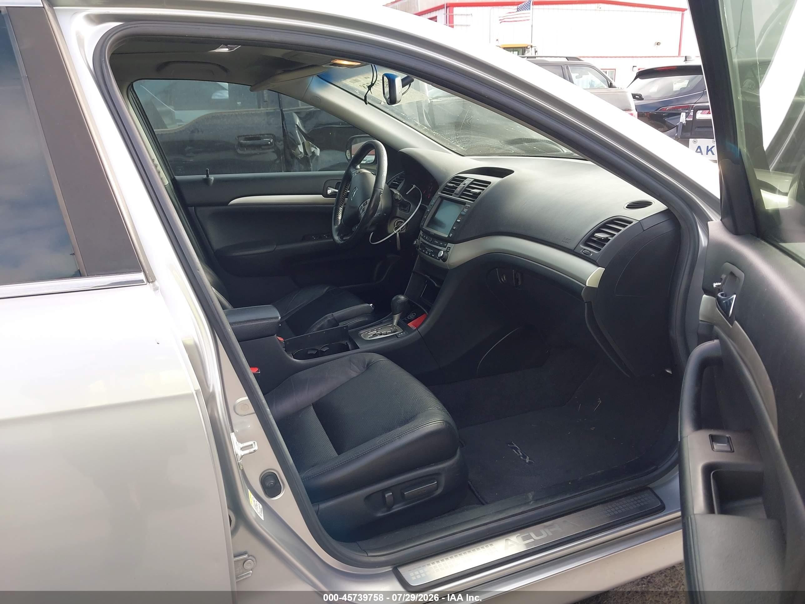 2007 Acura Tsx   Silver vin: JH4CL96997C011522