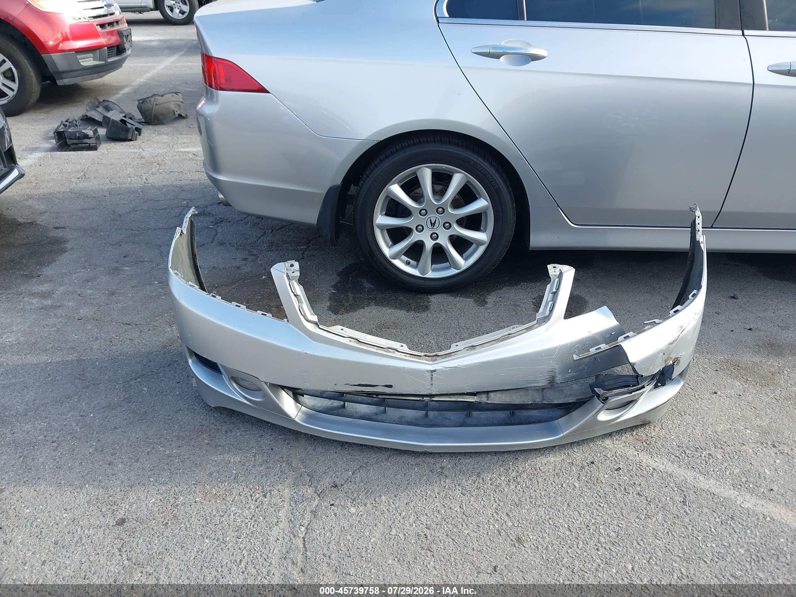 2007 Acura Tsx   Silver vin: JH4CL96997C011522
