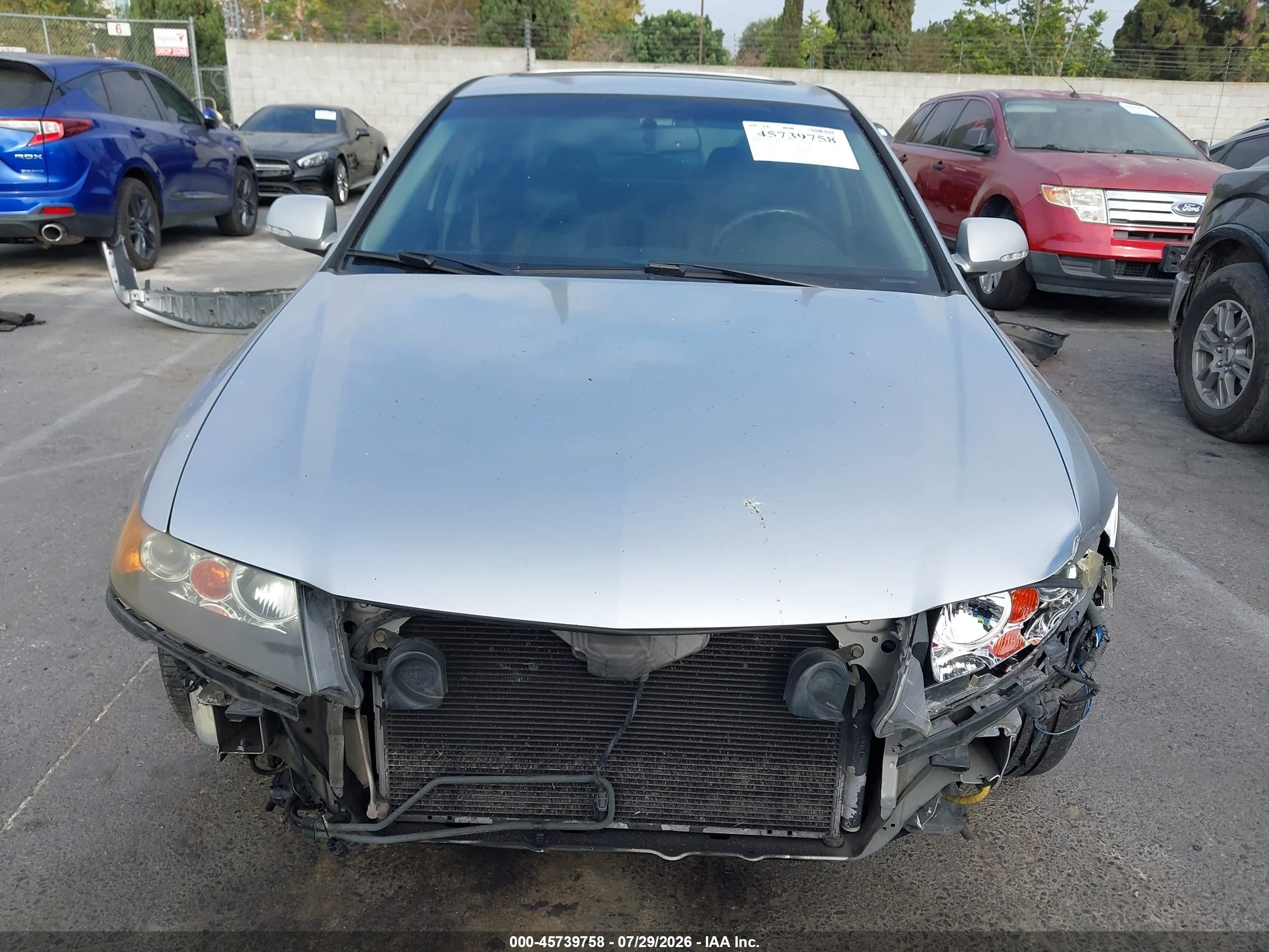 2007 Acura Tsx   Silver vin: JH4CL96997C011522