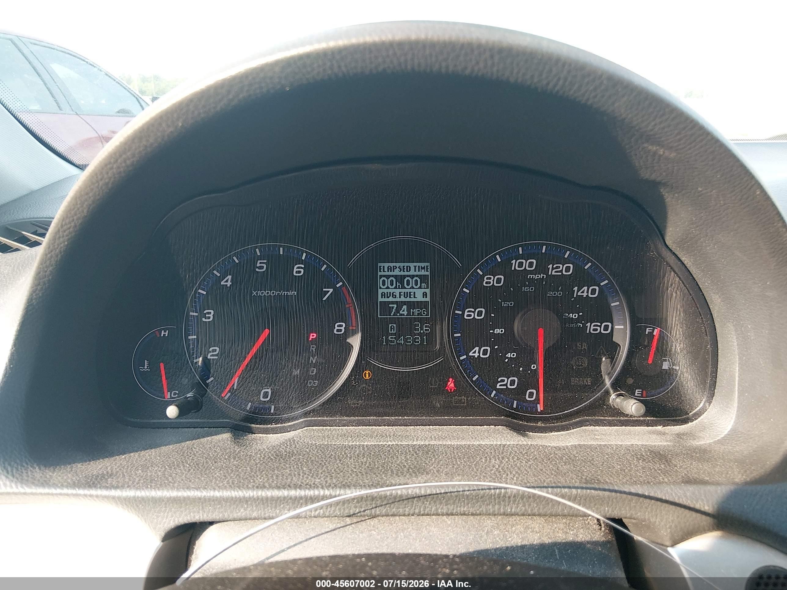 2007 Acura Tsx   Silver vin: JH4CL96997C015750