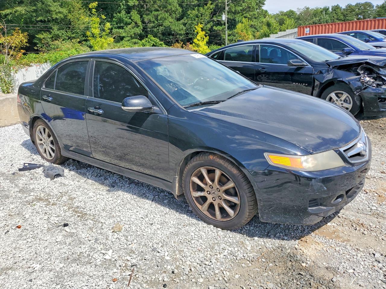 2008 Acura Tsx Black vin: JH4CL96998C006953