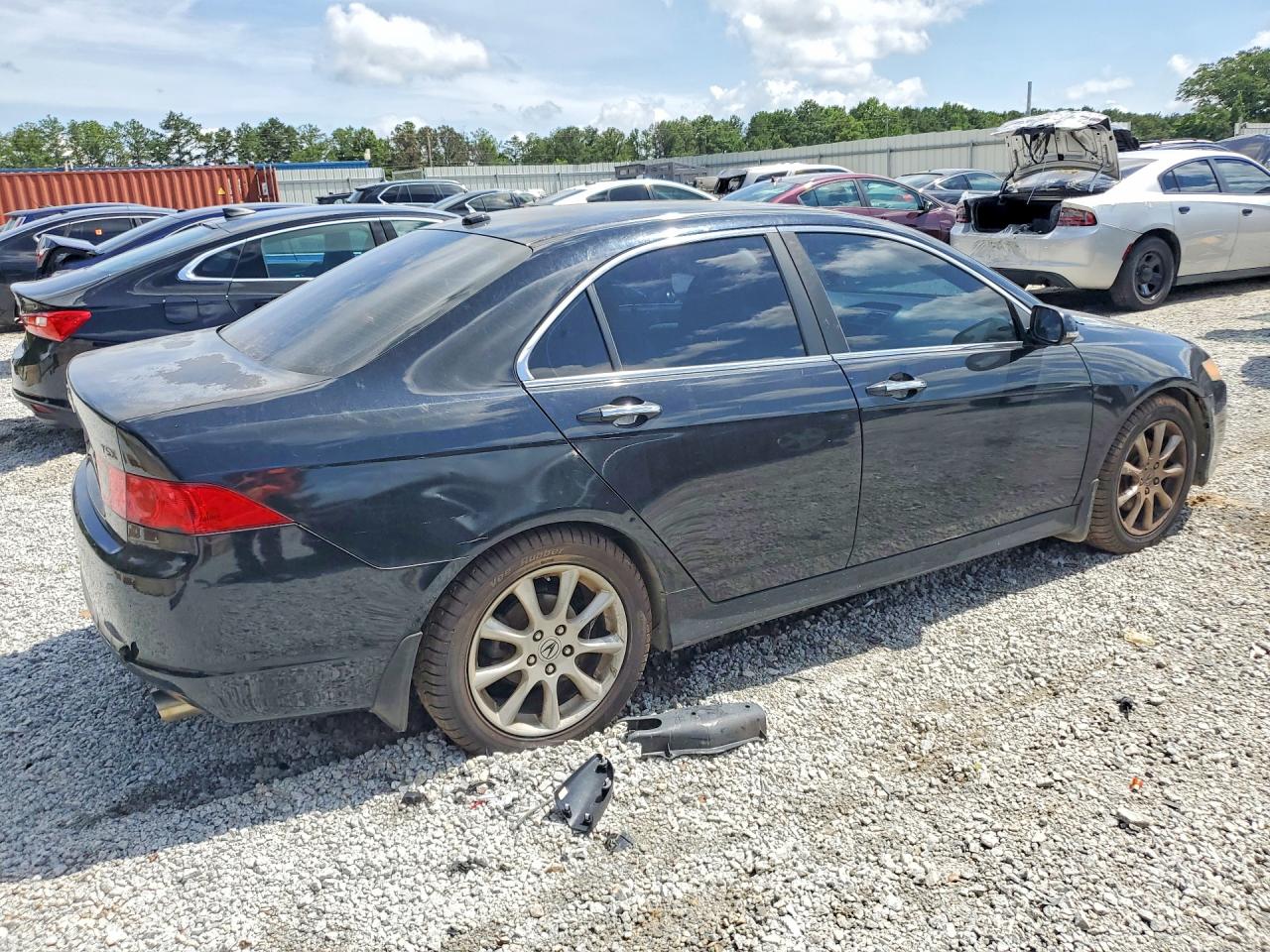 2008 Acura Tsx Black vin: JH4CL96998C006953