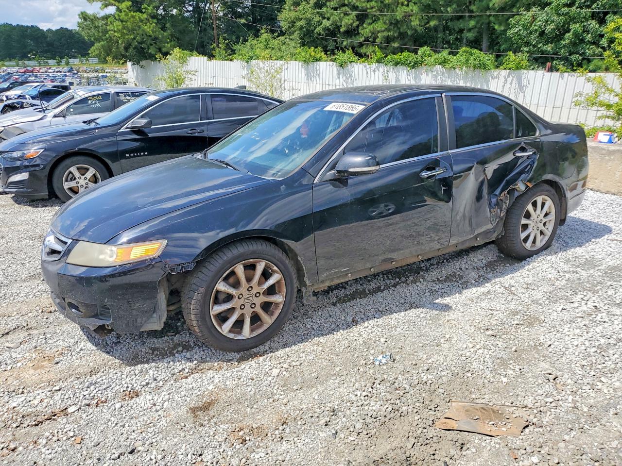 2008 Acura Tsx Black vin: JH4CL96998C006953