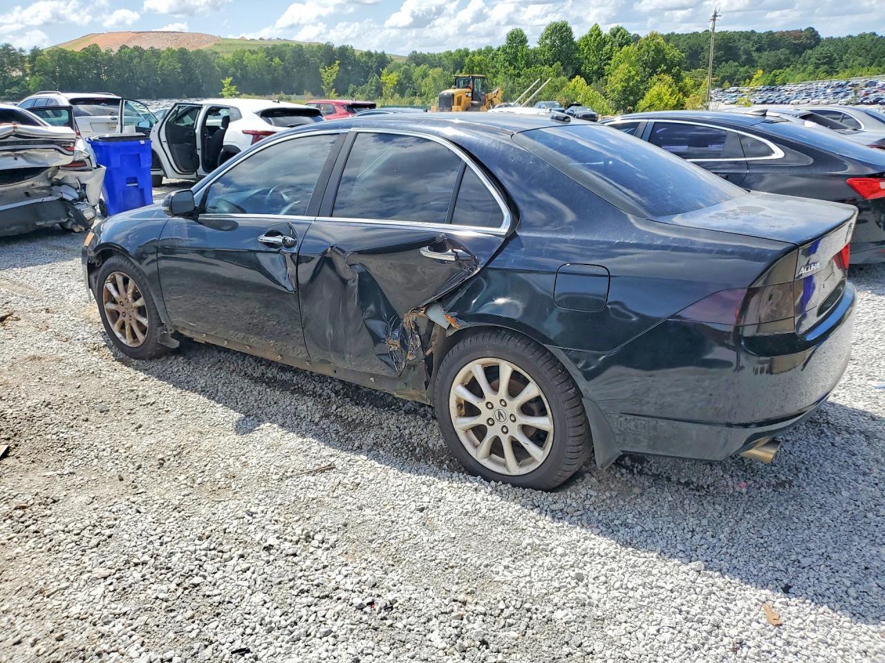 2008 Acura Tsx Black vin: JH4CL96998C006953