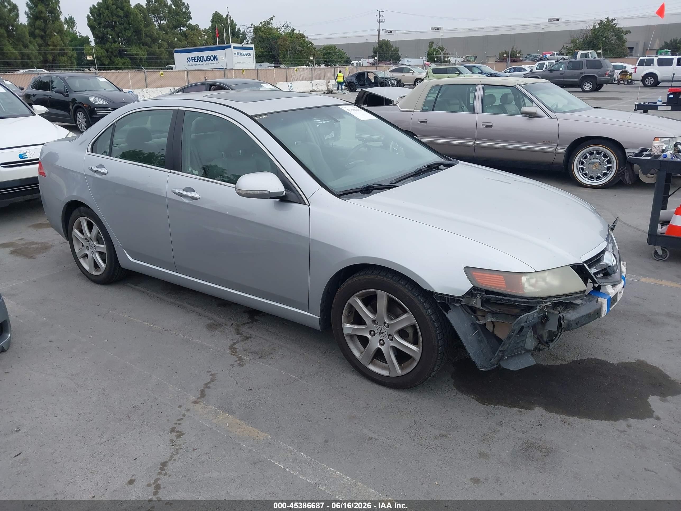 2005 Acura Tsx Base W/navigation (a5) Silver vin: JH4CL969X5C014166