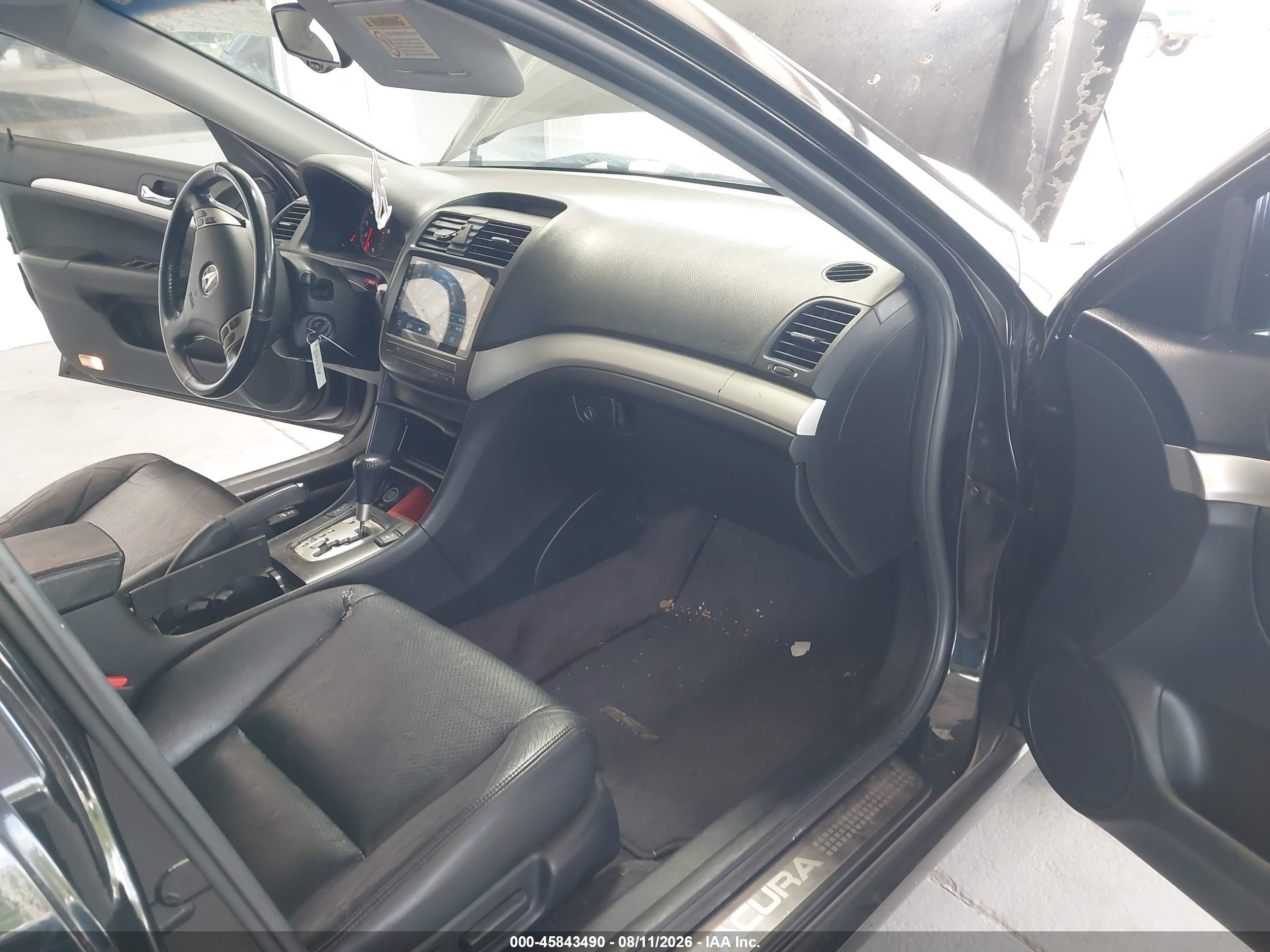 2005 Acura Tsx   Black vin: JH4CL969X5C018041