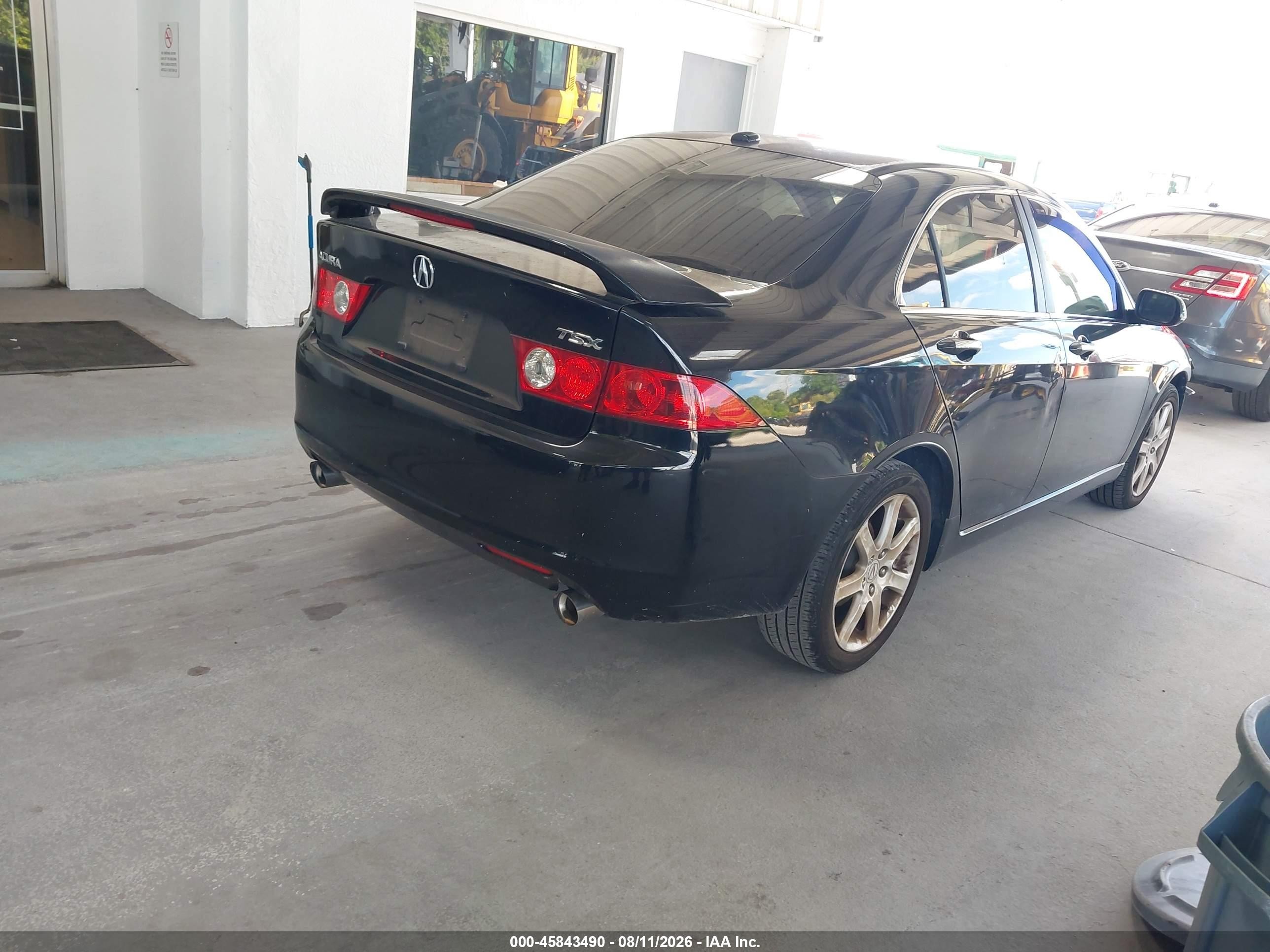 2005 Acura Tsx   Black vin: JH4CL969X5C018041