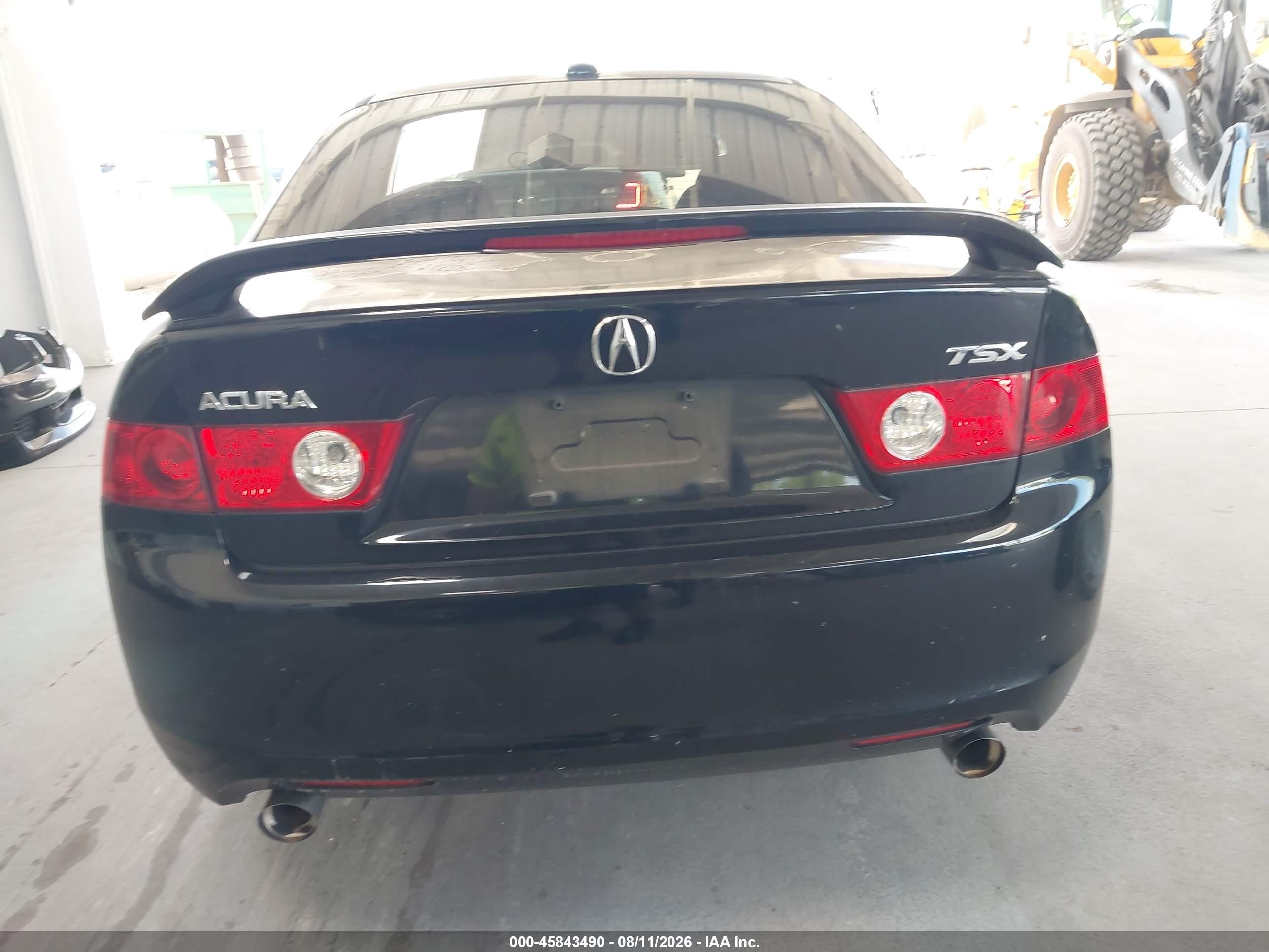 2005 Acura Tsx   Black vin: JH4CL969X5C018041