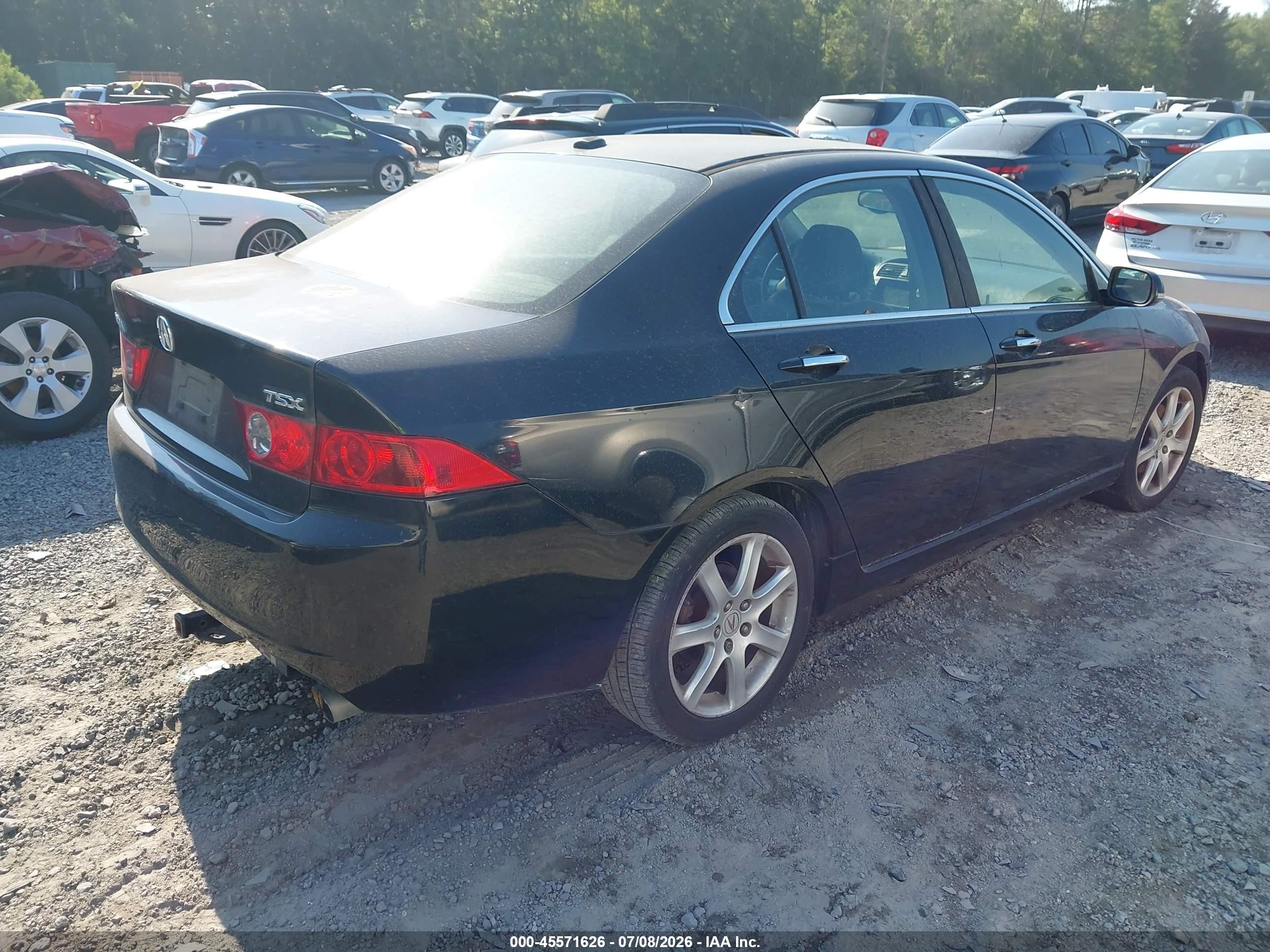 2005 Acura Tsx   Black vin: JH4CL969X5C034837