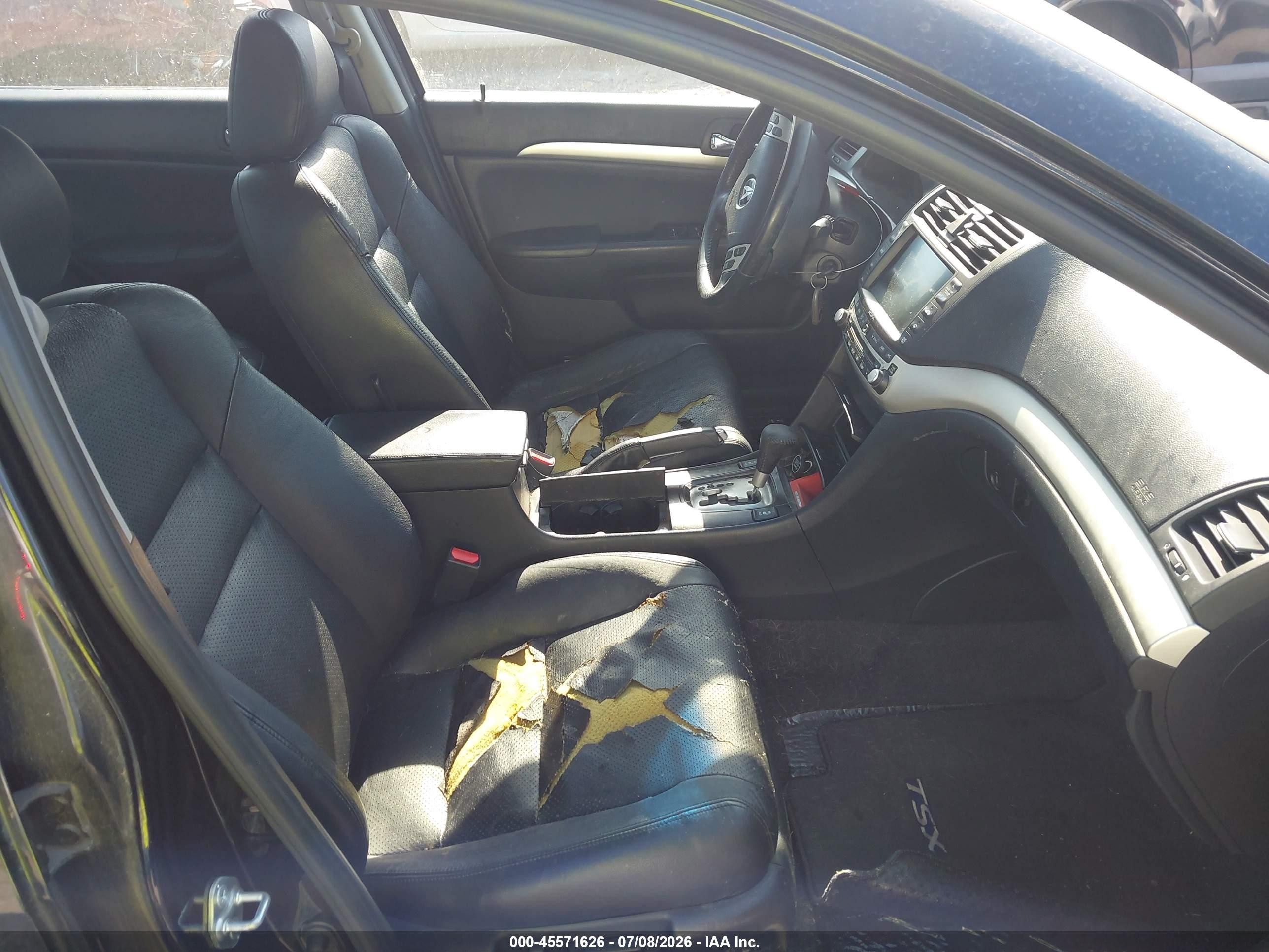 2005 Acura Tsx   Black vin: JH4CL969X5C034837