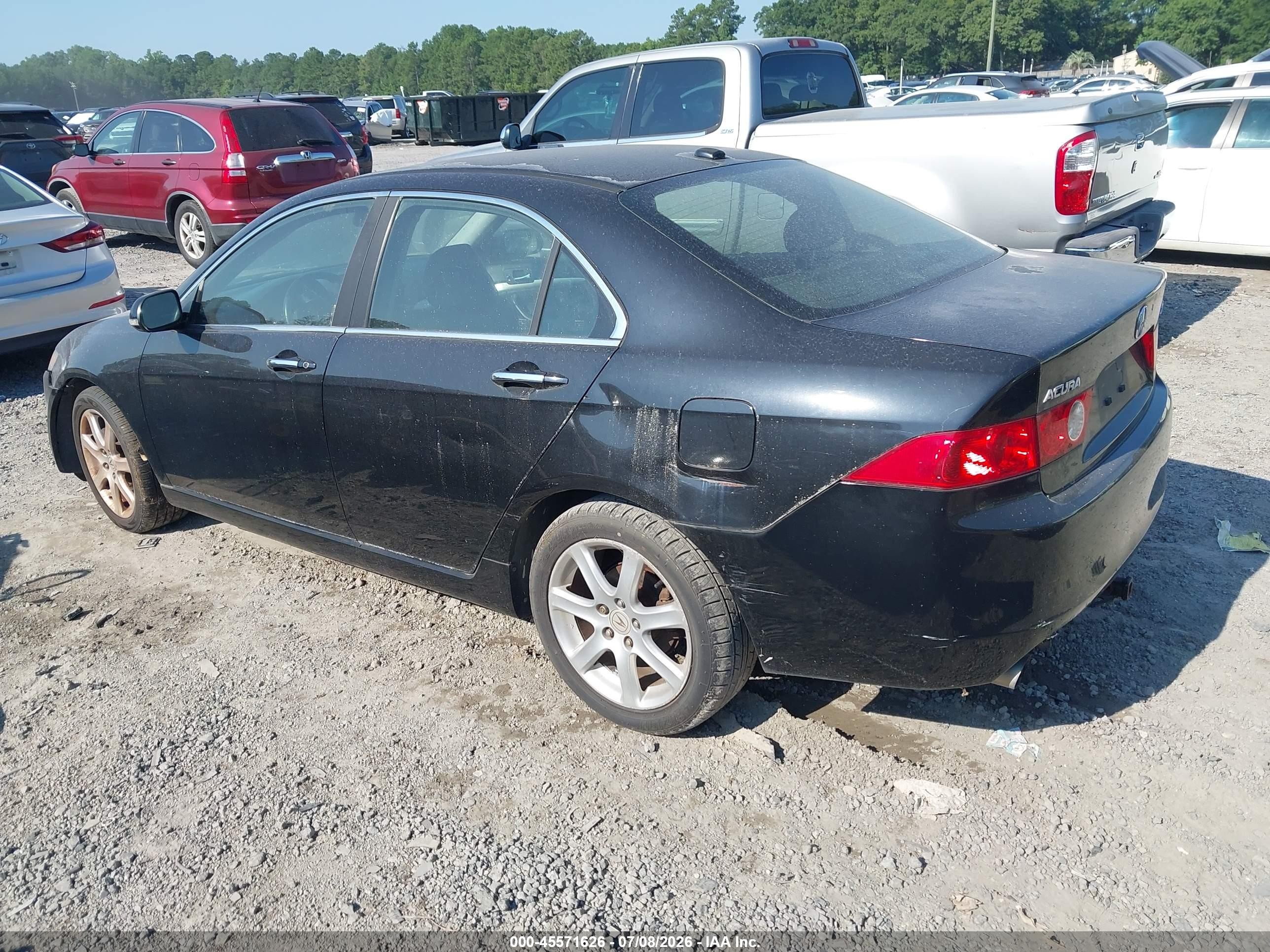 2005 Acura Tsx   Black vin: JH4CL969X5C034837