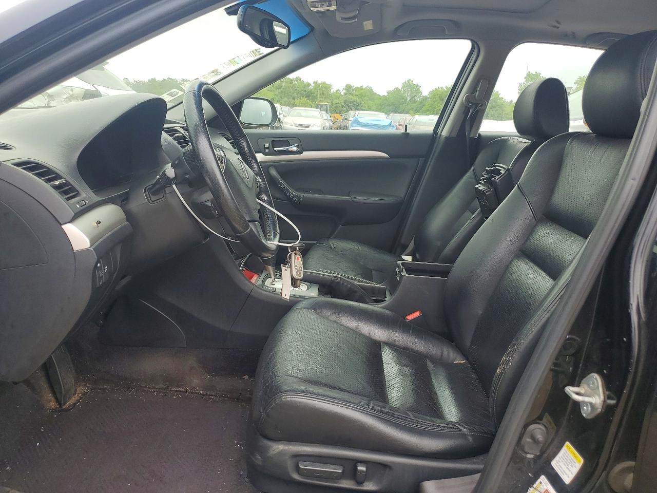 2006 Acura Tsx Черный vin: JH4CL969X6C003735