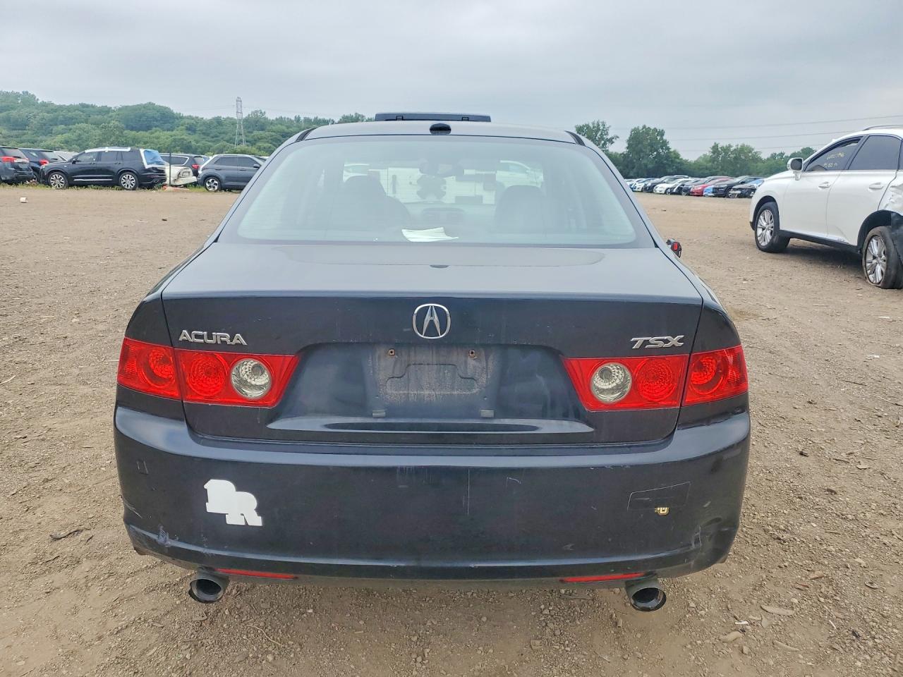 2006 Acura Tsx Черный vin: JH4CL969X6C003735
