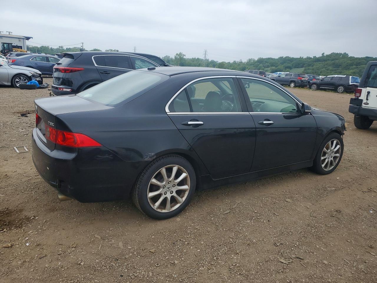 2006 Acura Tsx Черный vin: JH4CL969X6C003735