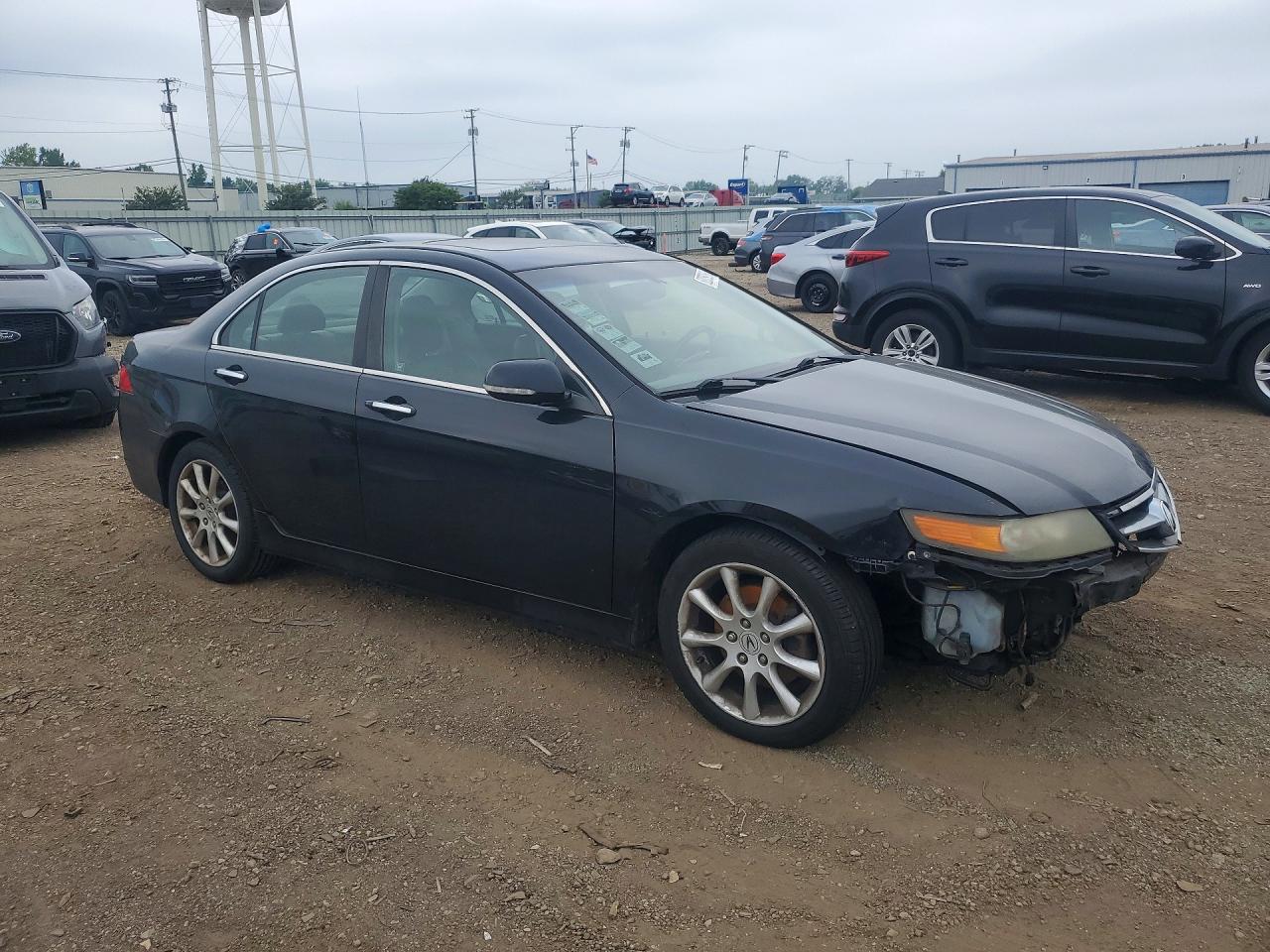 2006 Acura Tsx Черный vin: JH4CL969X6C003735