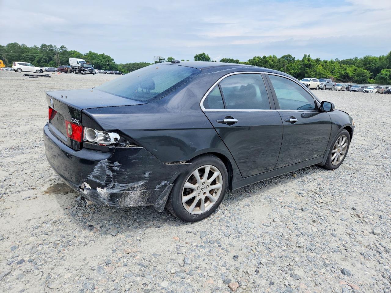 2006 Acura Tsx Black vin: JH4CL969X6C037240