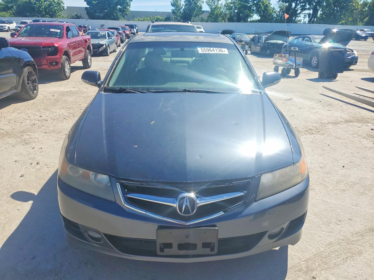 2007 Acura Tsx Charcoal vin: JH4CL969X7C010590