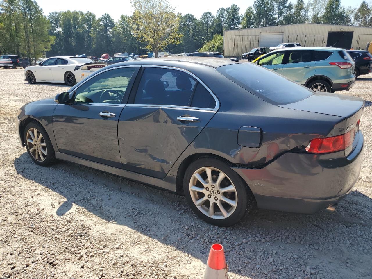 2007 Acura Tsx Gray vin: JH4CL969X7C013649