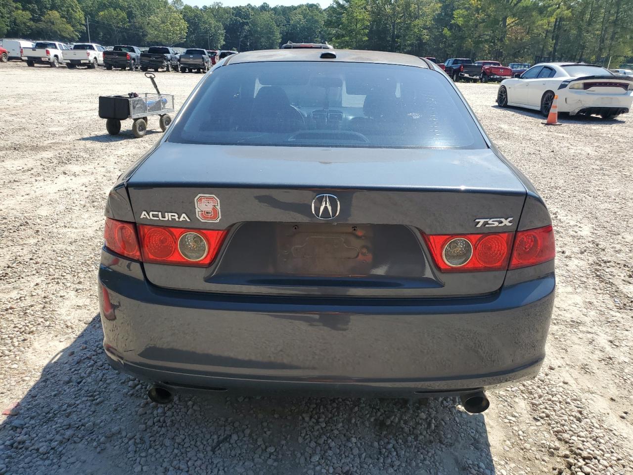 2007 Acura Tsx Gray vin: JH4CL969X7C013649