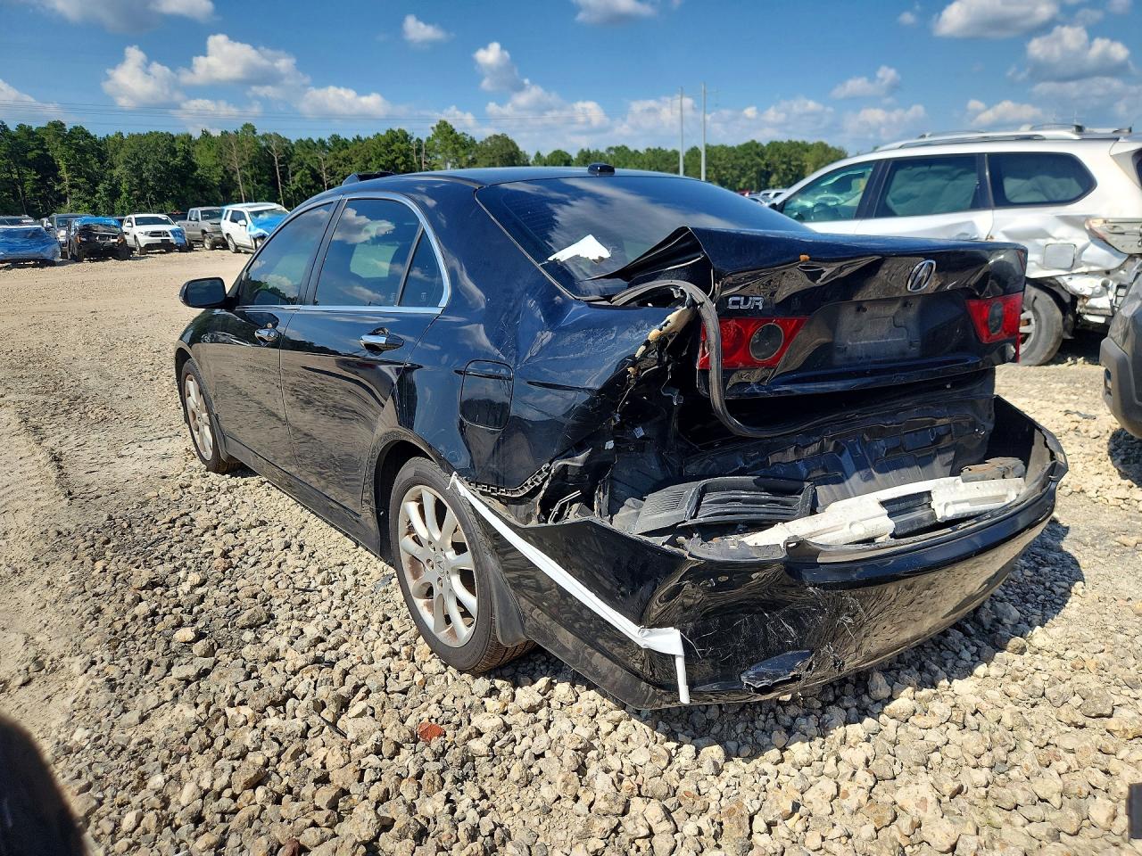 2007 Acura Tsx Black vin: JH4CL969X7C014445