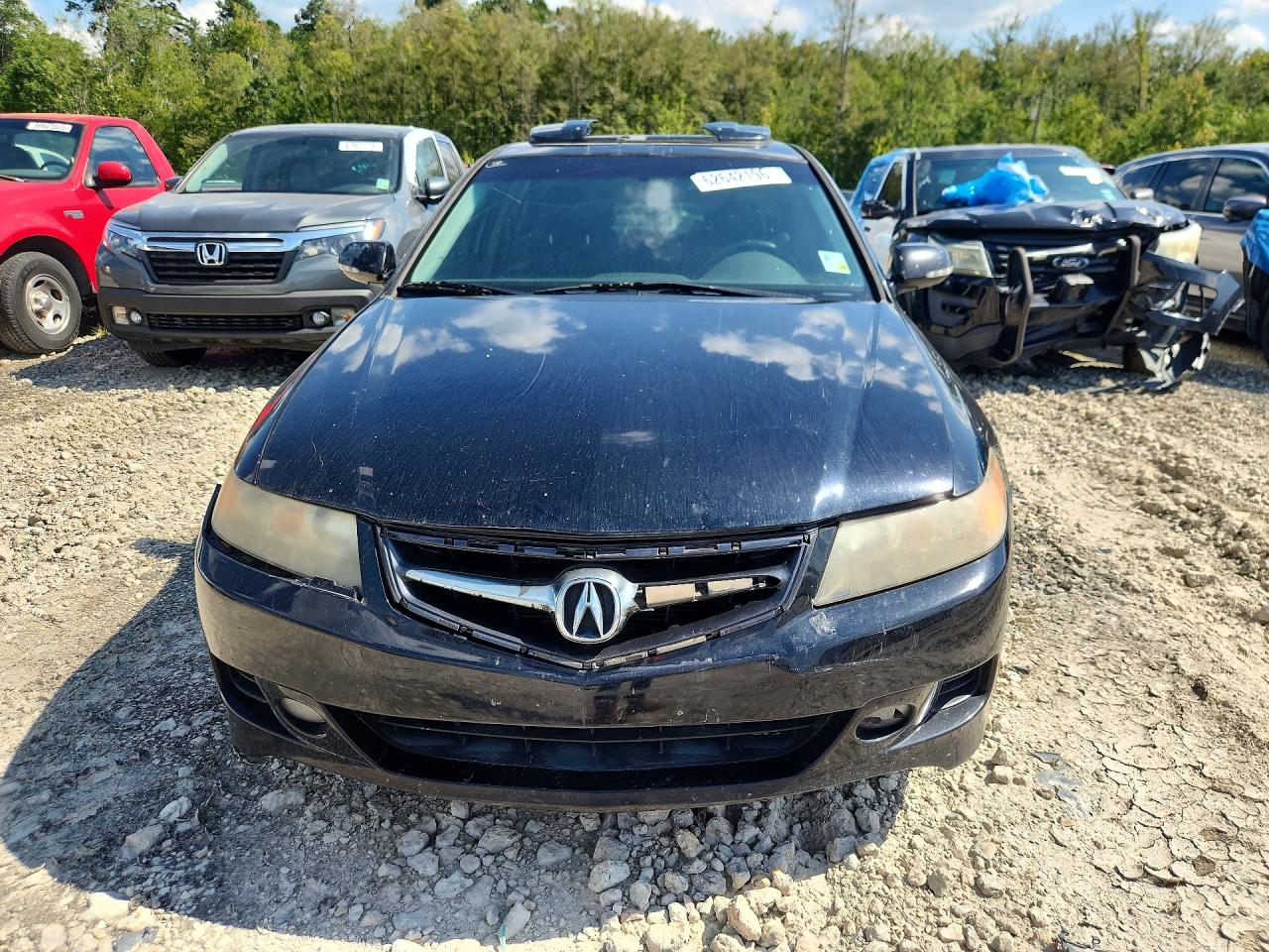 2007 Acura Tsx Black vin: JH4CL969X7C014445