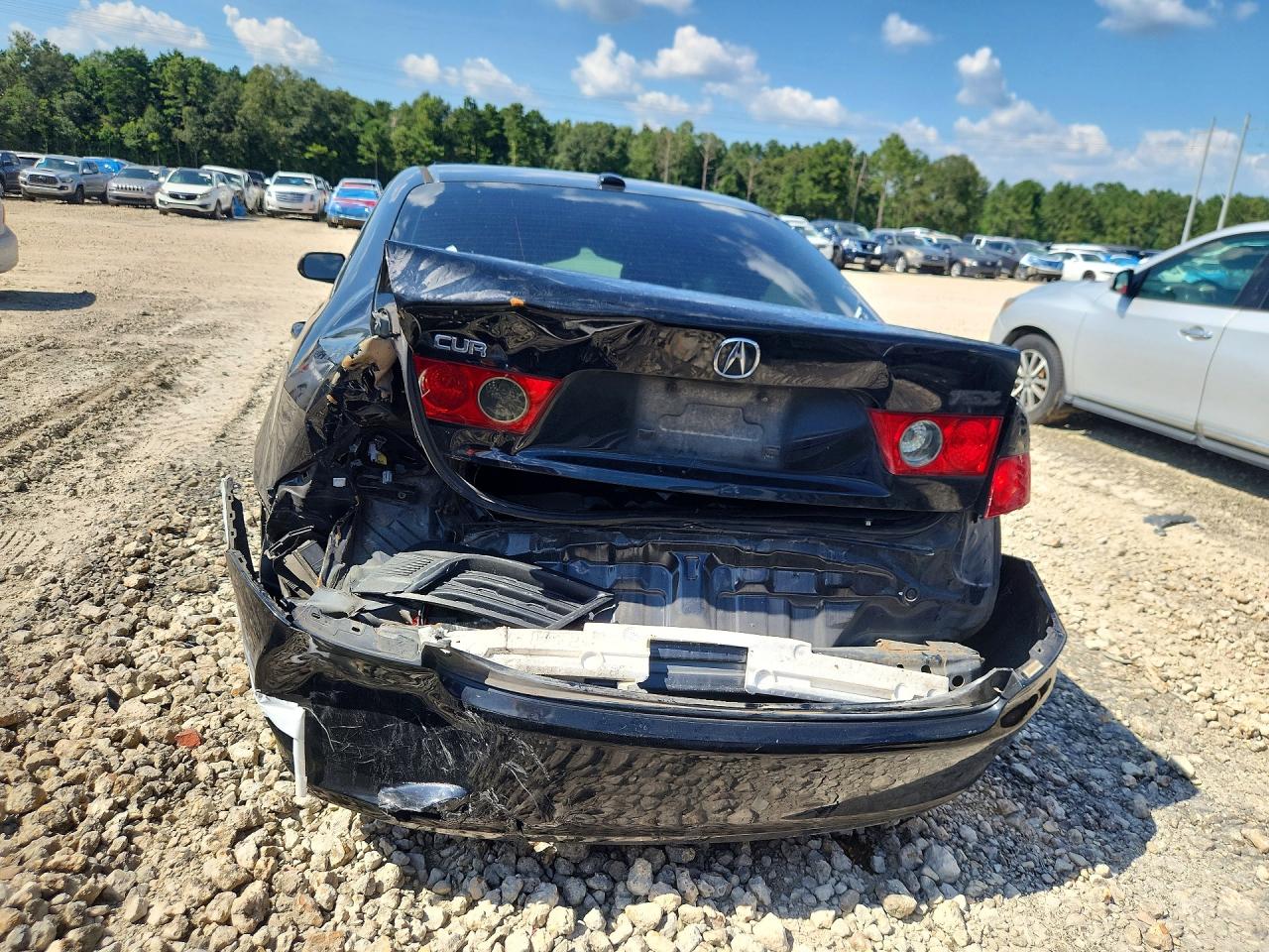 2007 Acura Tsx Black vin: JH4CL969X7C014445