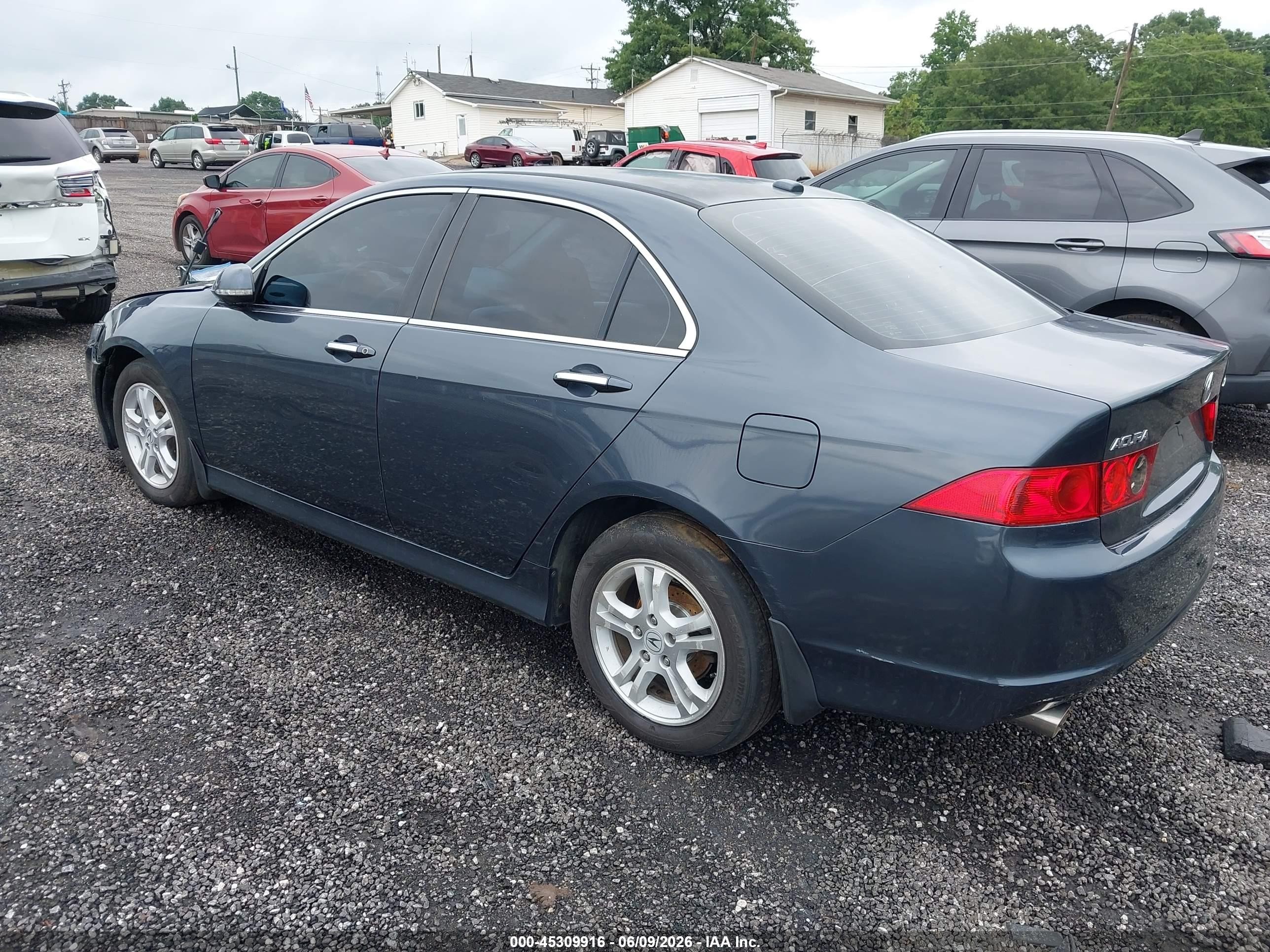 2008 Acura Tsx Blue vin: JH4CL969X8C014415
