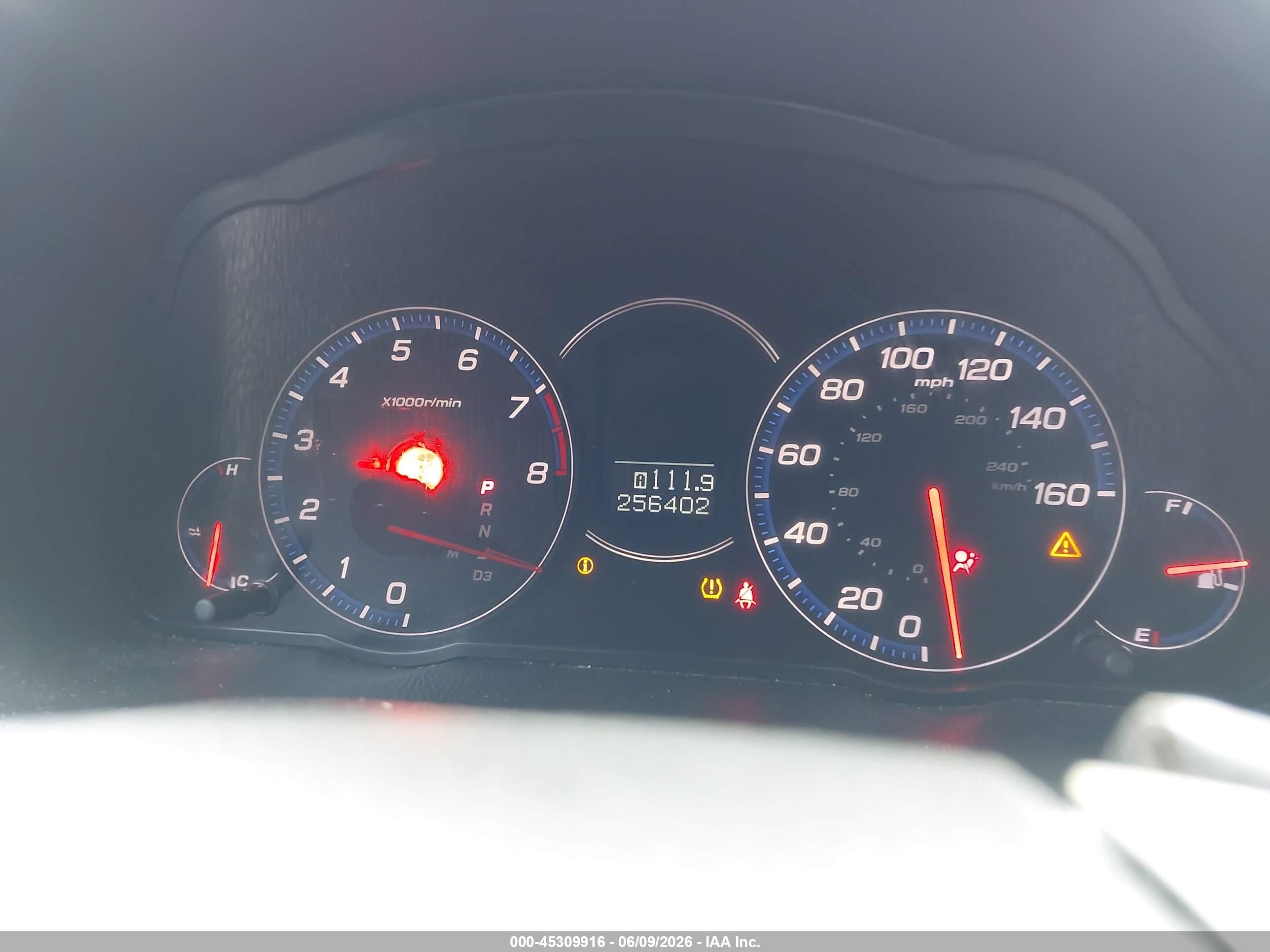 2008 Acura Tsx Blue vin: JH4CL969X8C014415