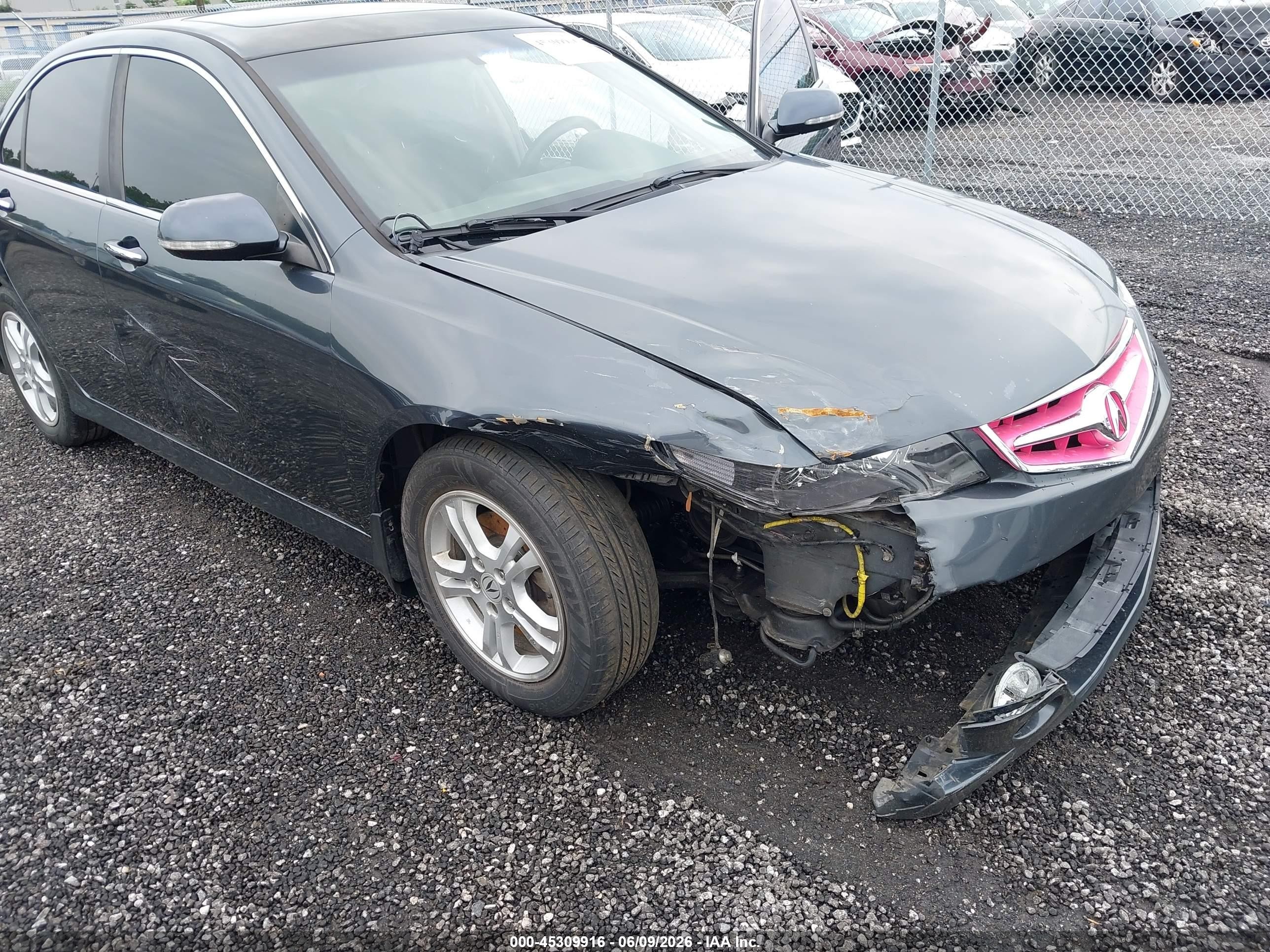 2008 Acura Tsx Blue vin: JH4CL969X8C014415