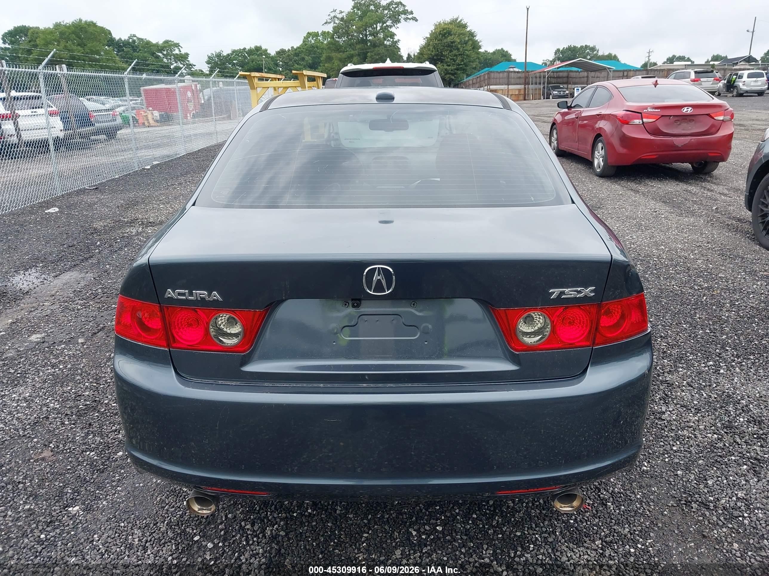 2008 Acura Tsx Blue vin: JH4CL969X8C014415